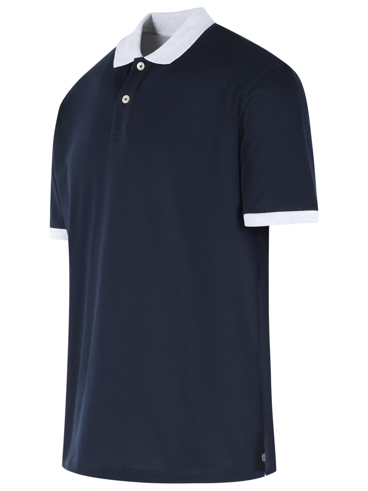 Eleventy Beige Cotton Polo Shirt Men ELEVENTY