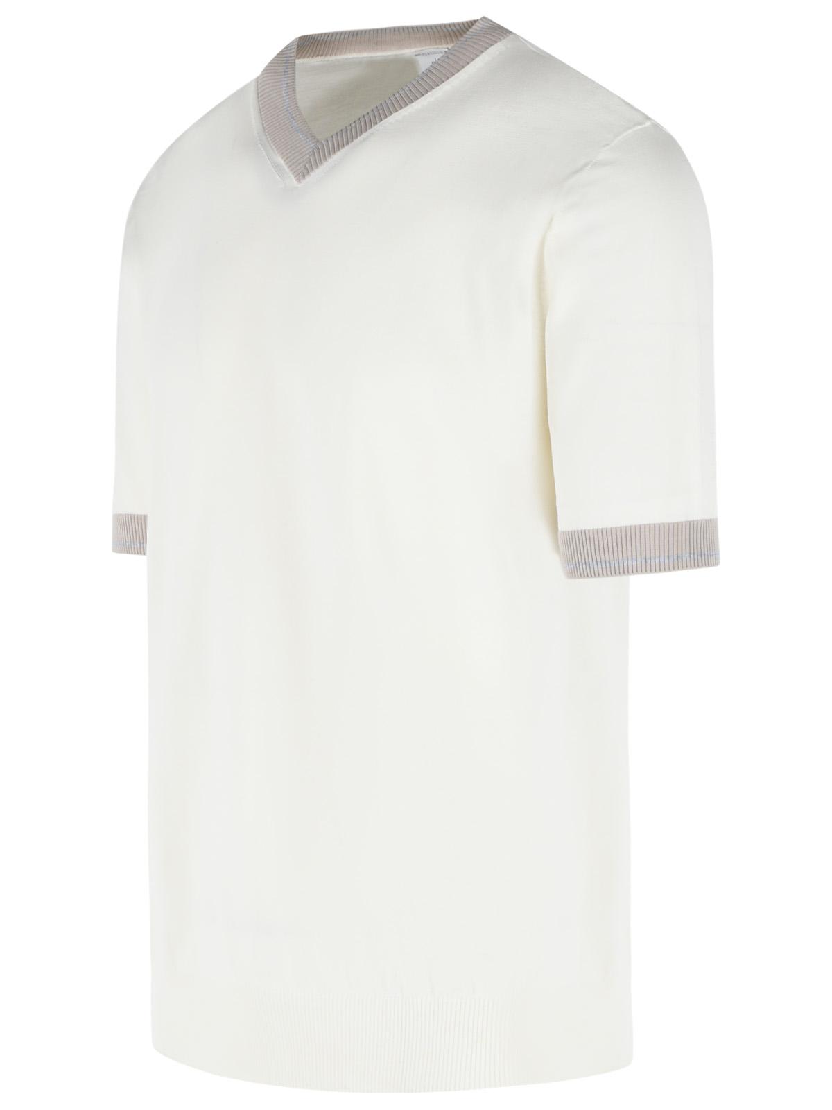 Eleventy White Cotton T-Shirt Men ELEVENTY