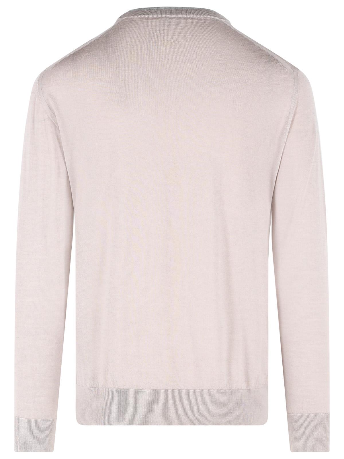 Eleventy Sweater In Pink Wool And Silk Yarn Men ELEVENTY