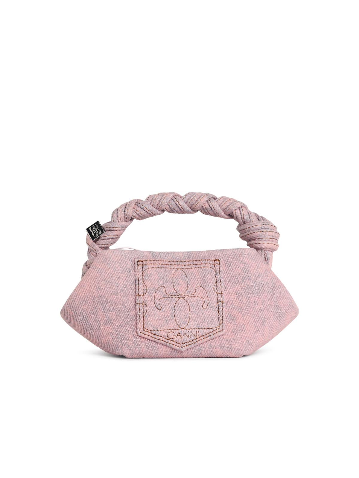 Ganni 'Bou' Mini Bag In Pink Denim Women GANNI