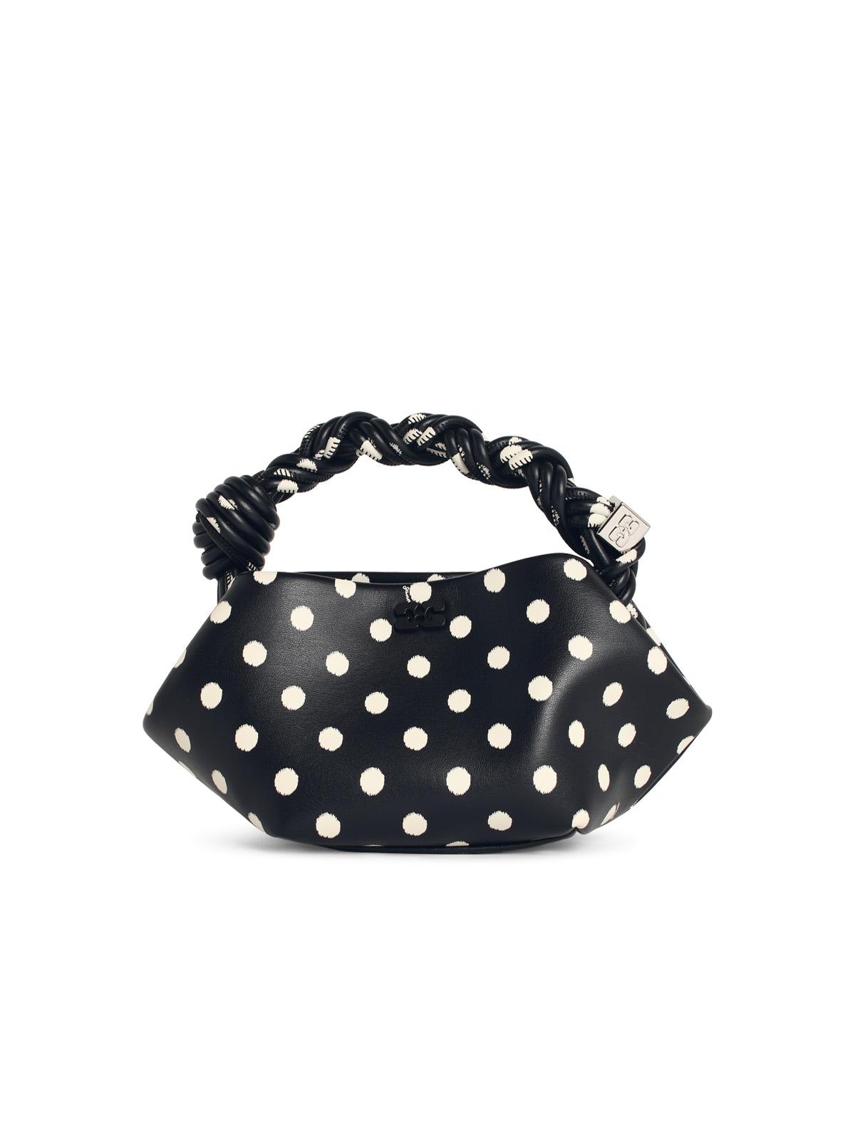 Ganni 'Bou' Mini Bag In Black Leather Women GANNI