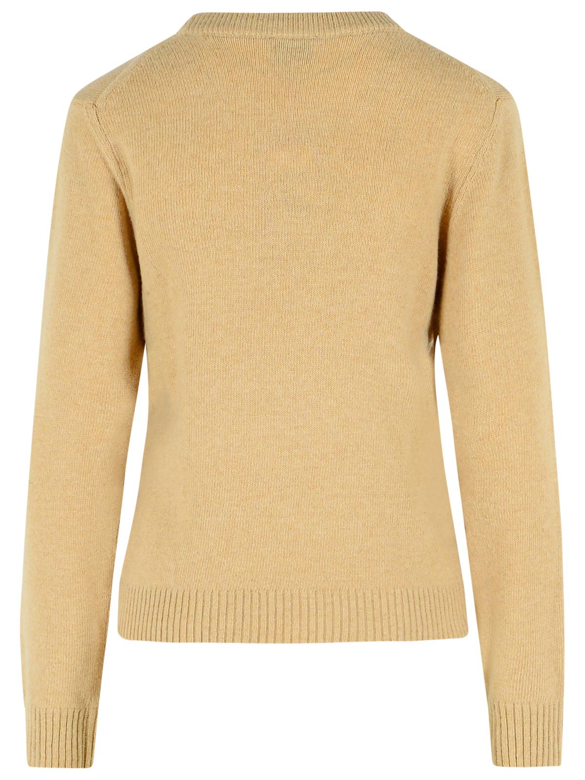 Ganni Beige Wool Blend Sweater Women GANNI