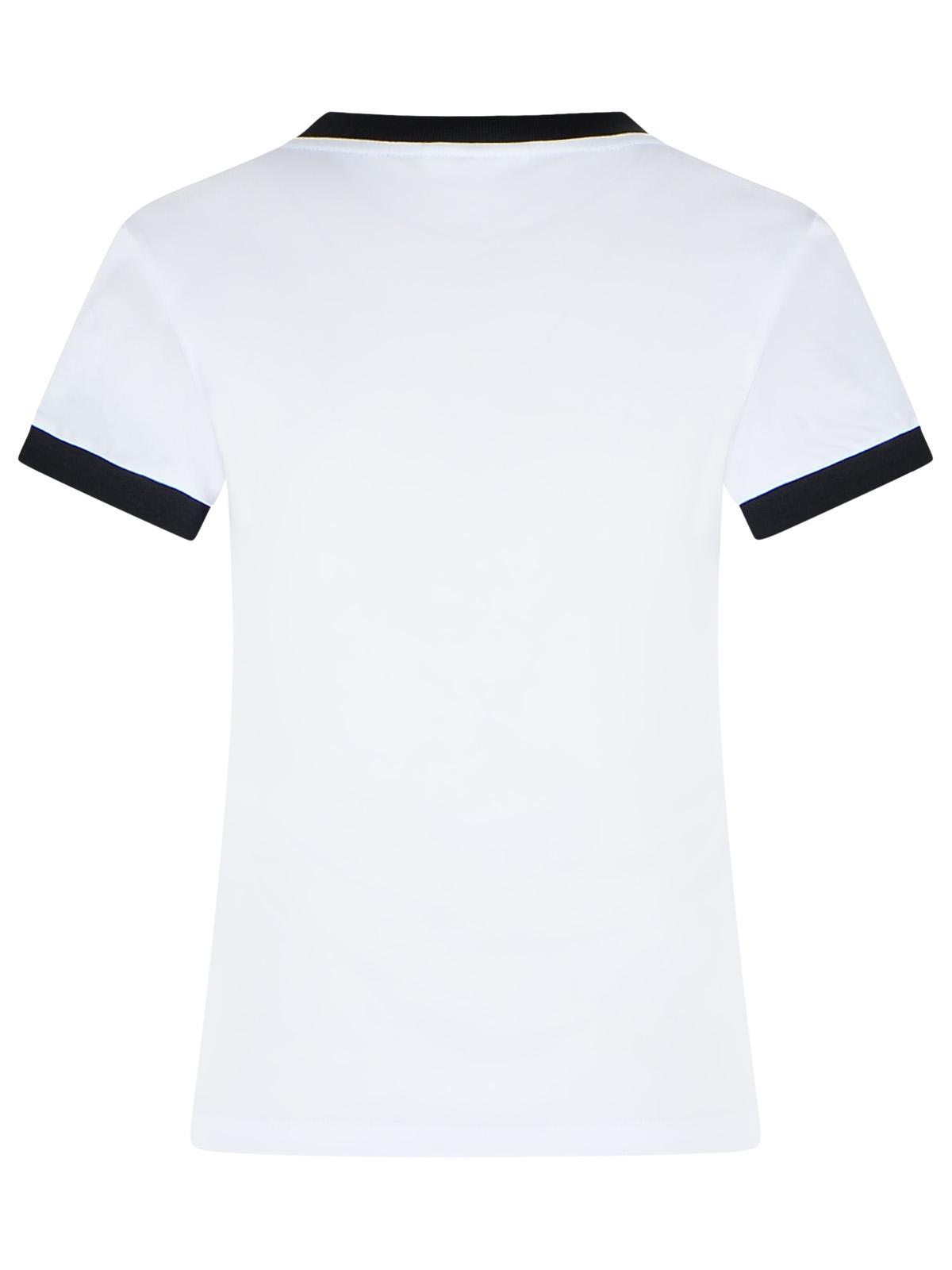 Ganni White Cotton T-Shirt Women GANNI