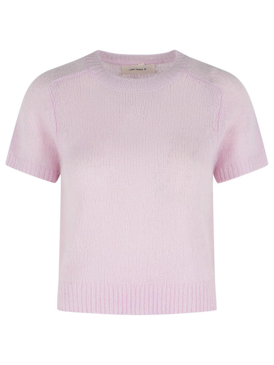 Lisa Yang 'Siona' Soft Dahlia Cashmere And Silk T-Shirt Women LISA YANG