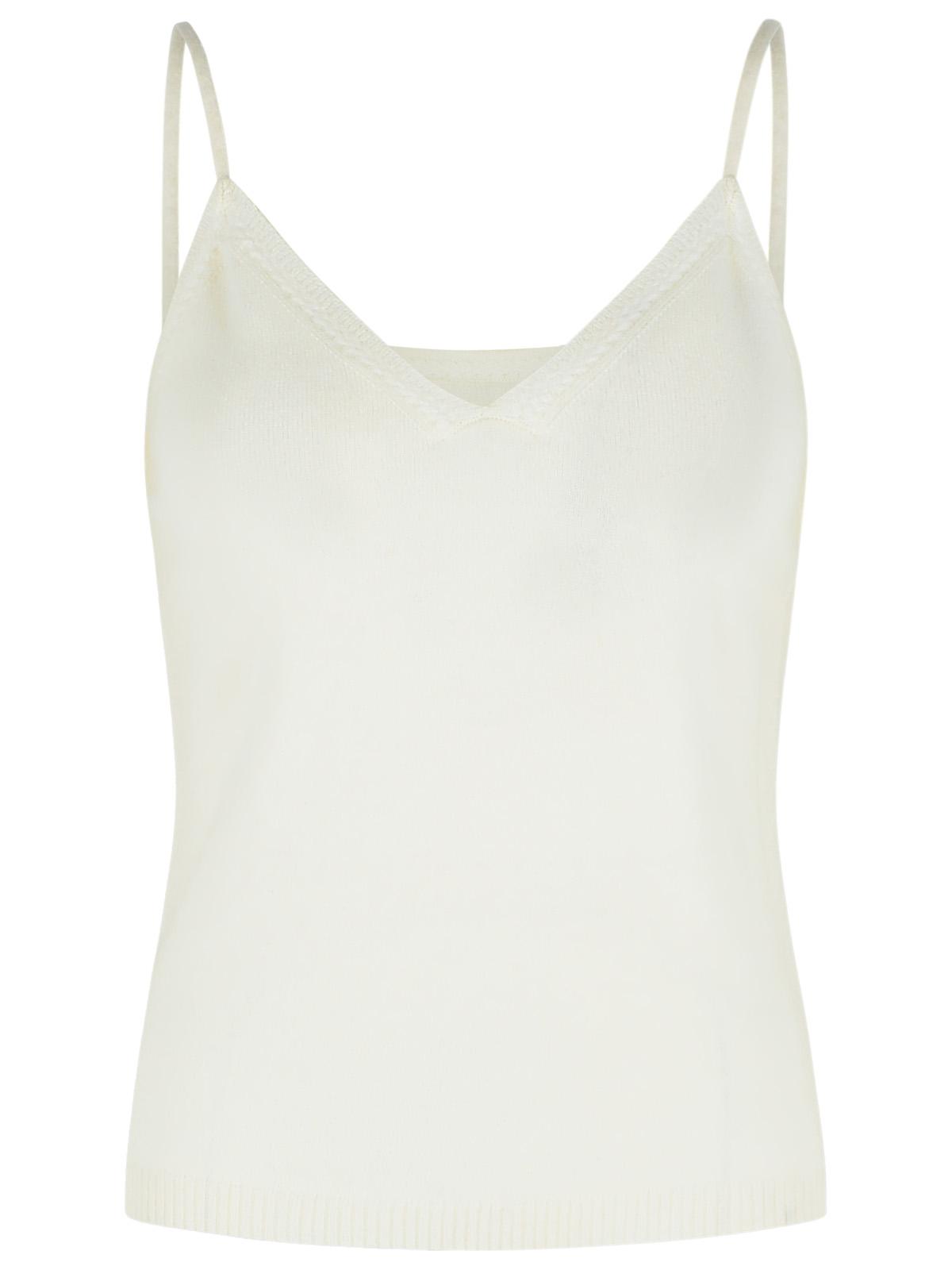 Lisa Yang 'Nala' Cream Cashmere Tank Top Women LISA YANG