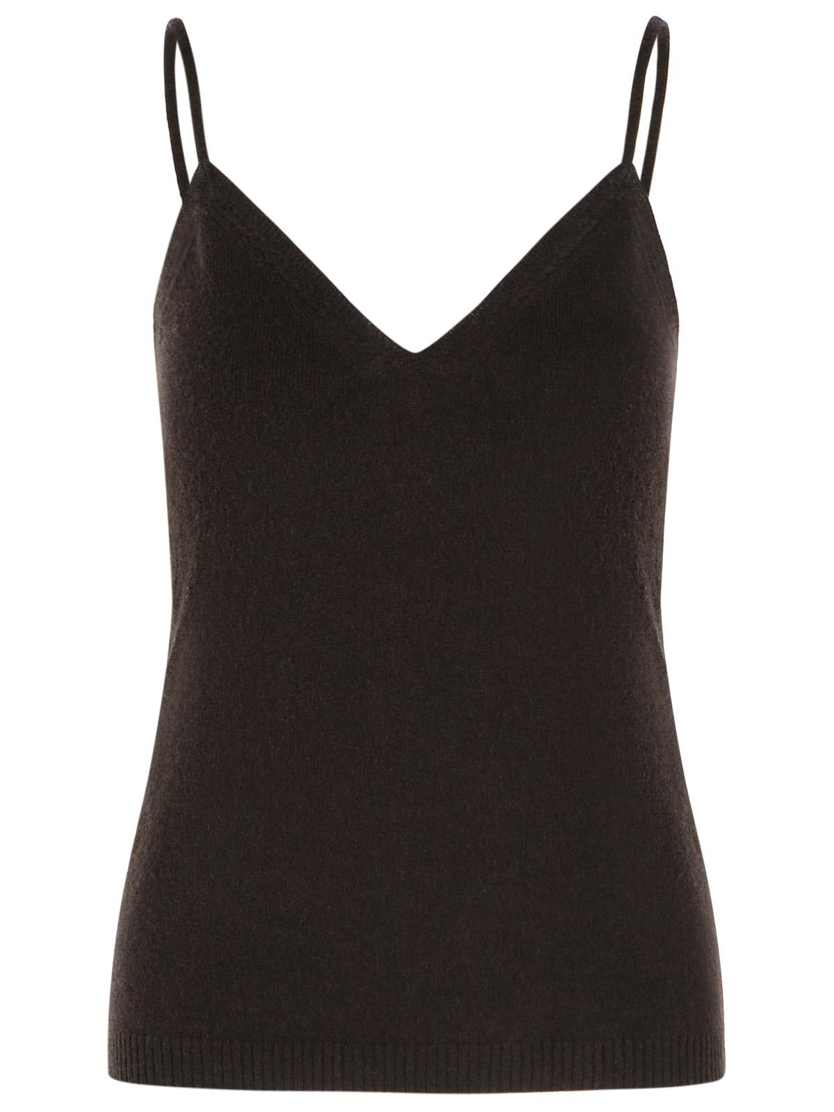 Lisa Yang 'Nala' Dark Oak Cashmere Tank Top Women LISA YANG