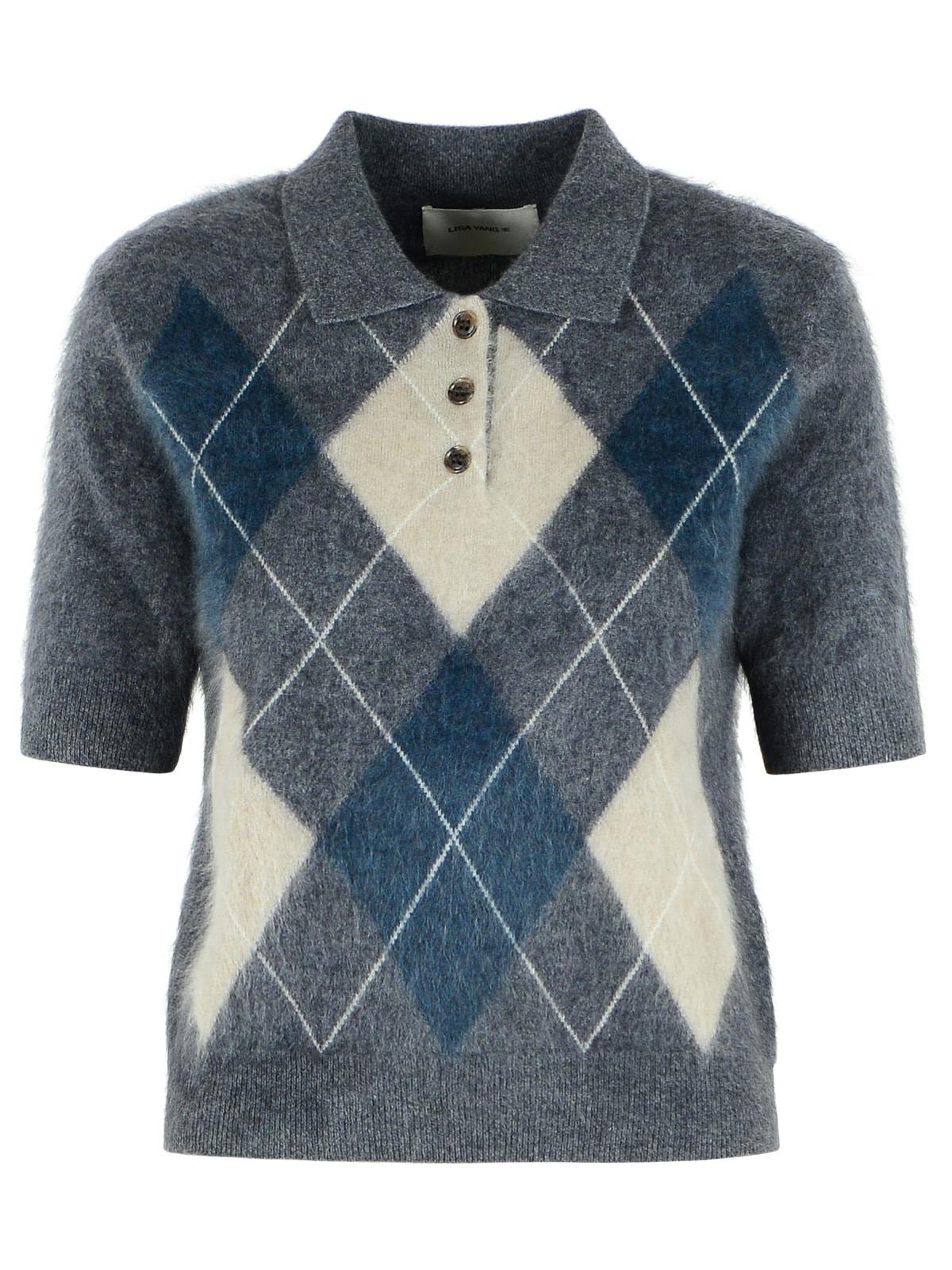 Lisa Yang 'Giovanna' Graphite Cashmere Sweater Women LISA YANG