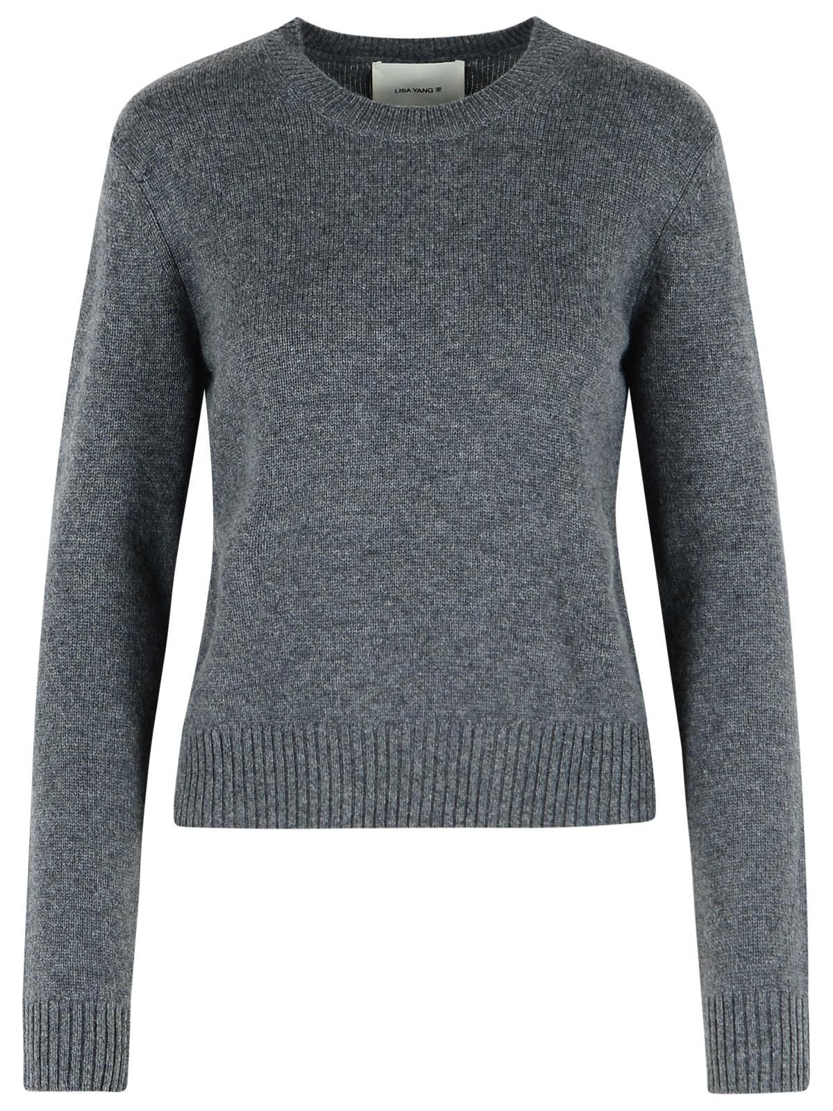 Lisa Yang 'Mable' Graphite Cashmere Sweater Women LISA YANG