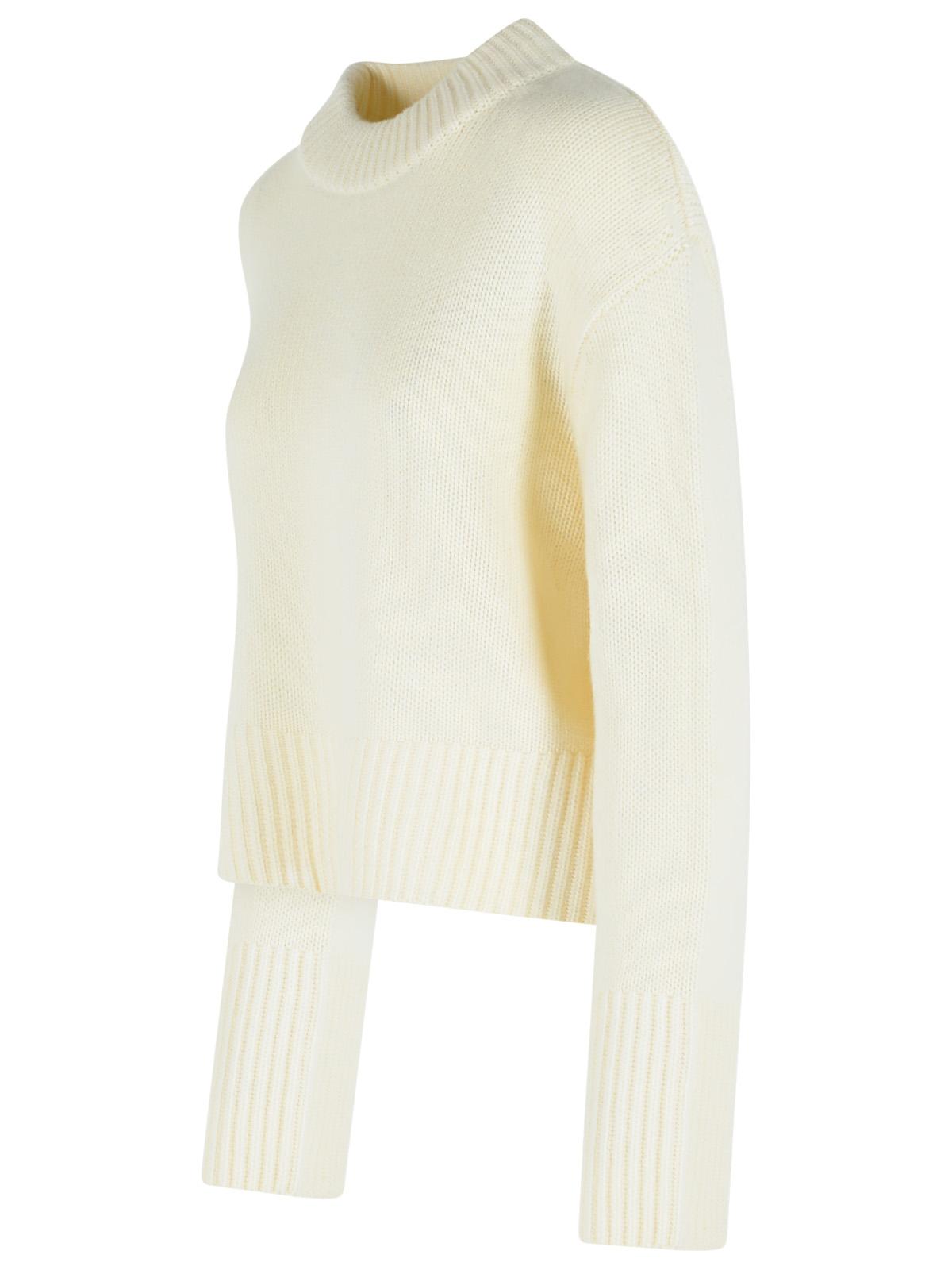 Lisa Yang 'Sony' Cream Cashmere Sweater Women LISA YANG