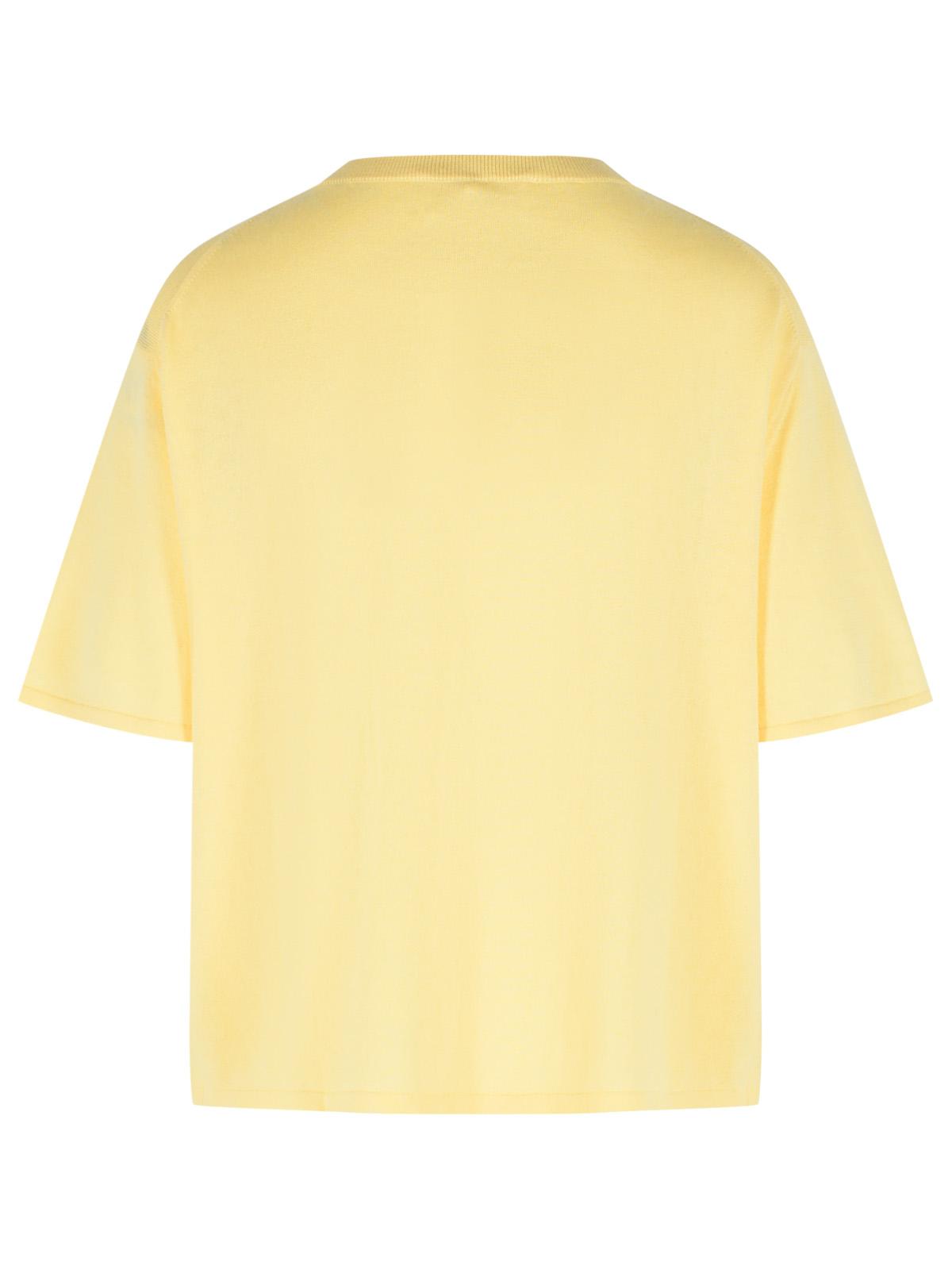 Lisa Yang 'Rubie' Cotton And Lemon Cashmere T-Shirt Women LISA YANG