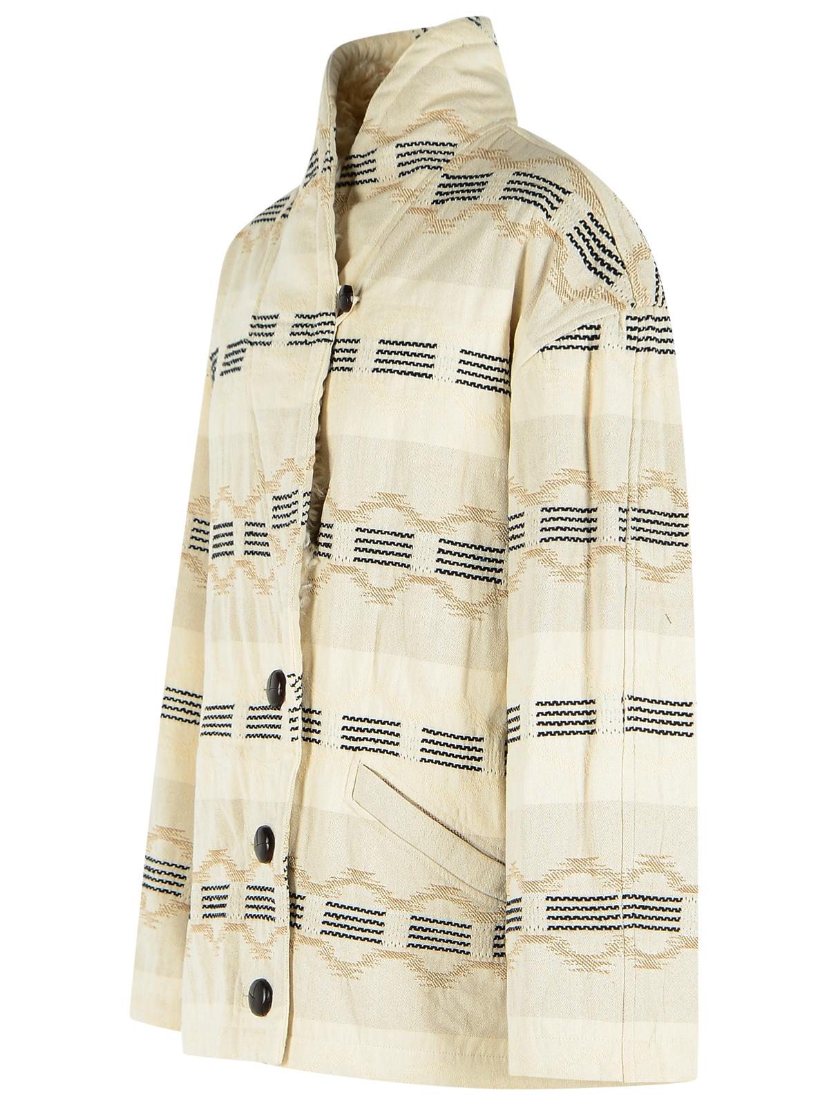 Isabel Marant Etoile 'Quayla' Beige Cotton Blend Jacket Women ISABEL MARANT ETOILE
