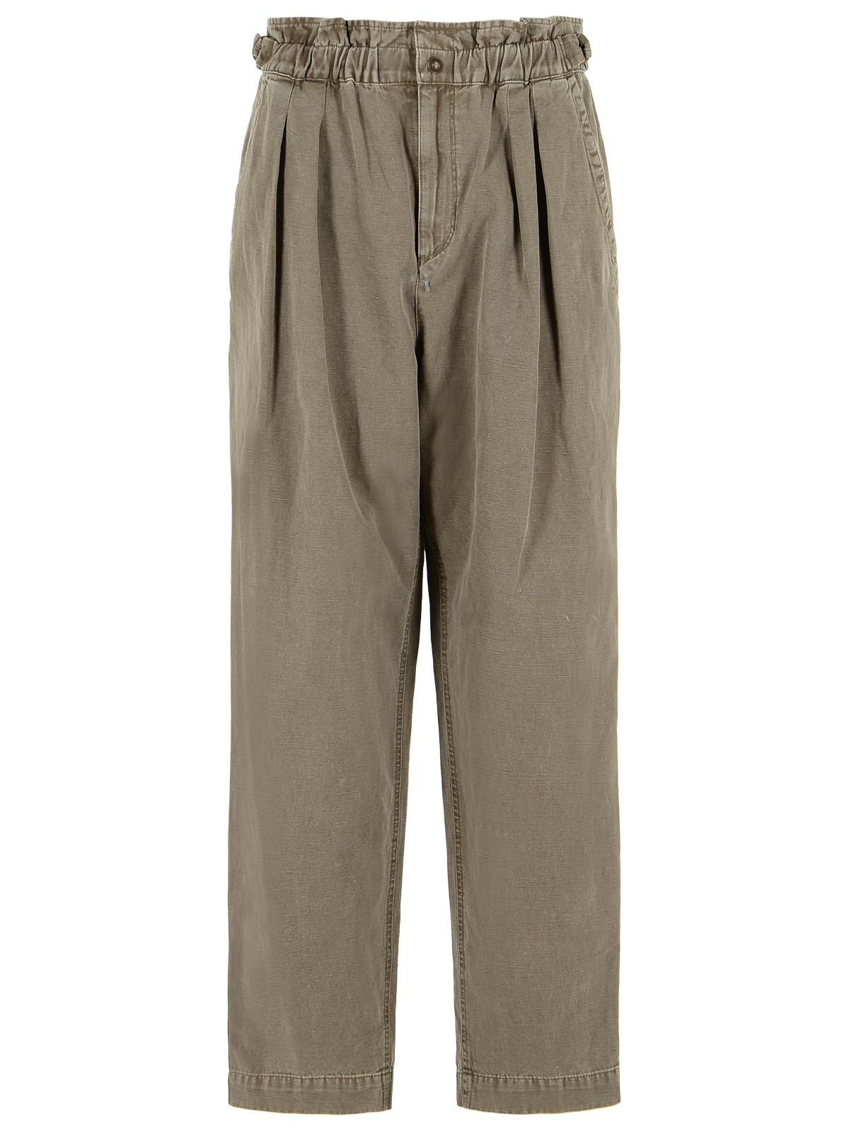 Isabel Marant Etoile 'Neriah' Brown Cotton And Linen Pants Women ISABEL MARANT ETOILE