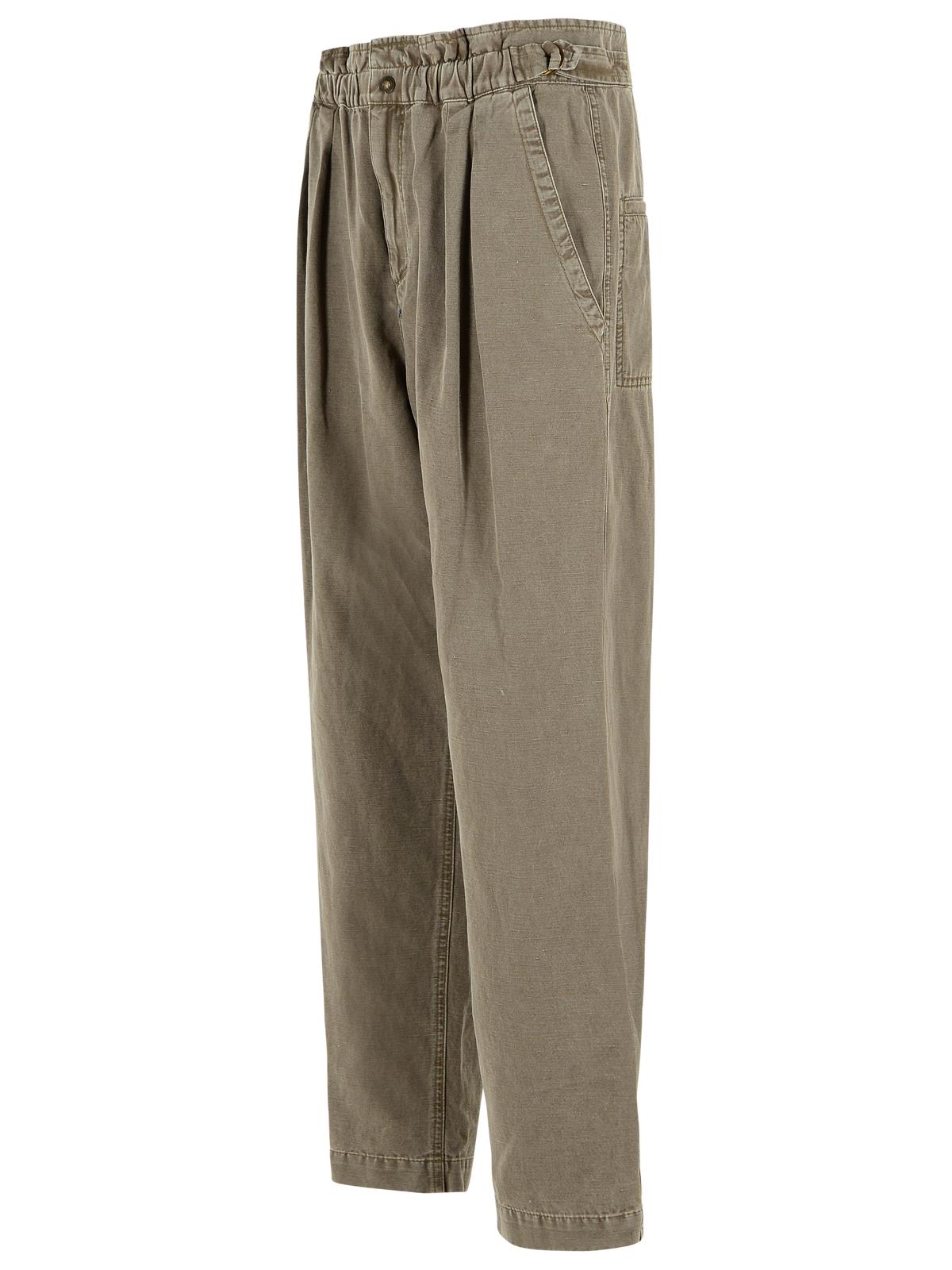 Isabel Marant Etoile 'Neriah' Brown Cotton And Linen Pants Women ISABEL MARANT ETOILE