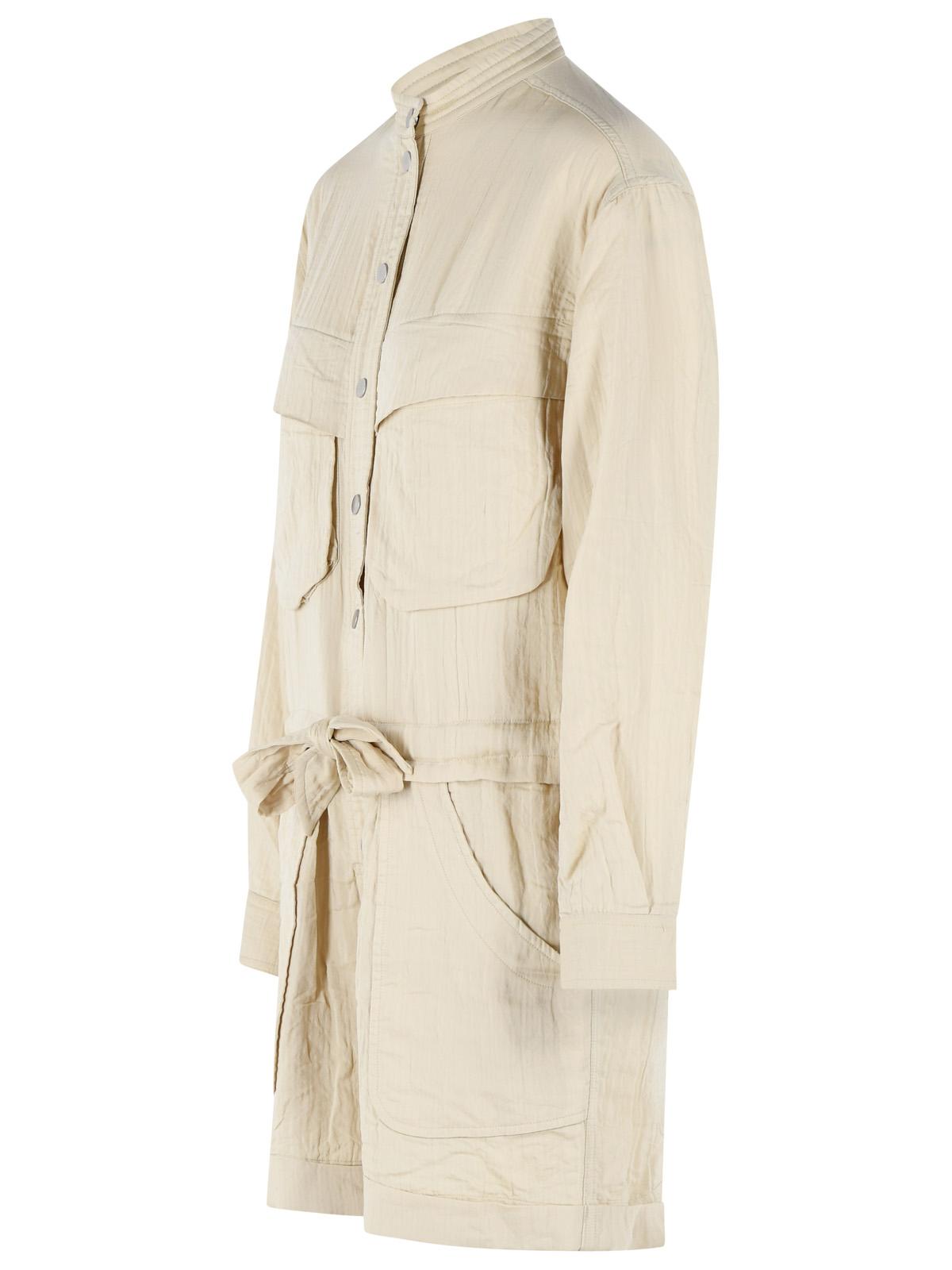 Isabel Marant Etoile 'Betyna' One-Piece Jumpsuit In Beige Cotton Blend Women ISABEL MARANT ETOILE