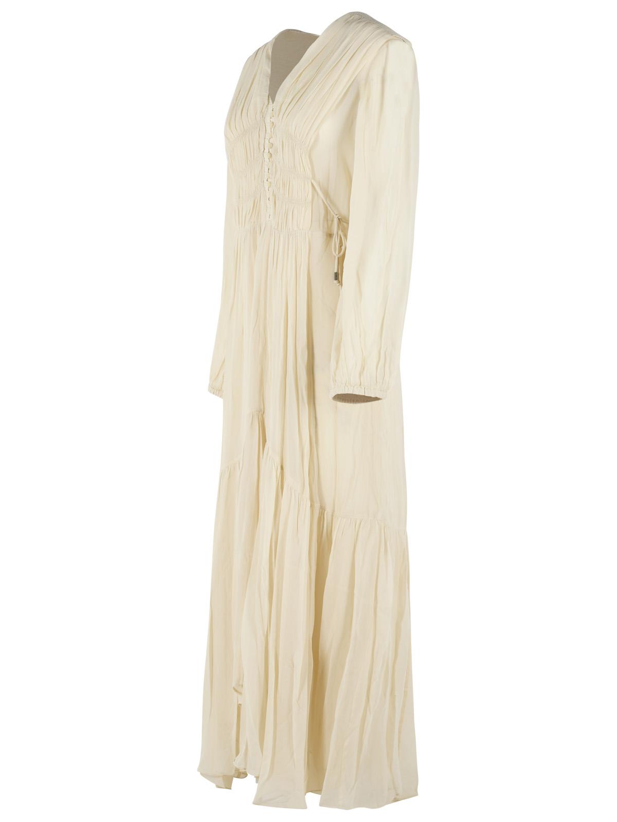 Isabel Marant Etoile 'Briane' Beige Viscose Dress Women ISABEL MARANT ETOILE