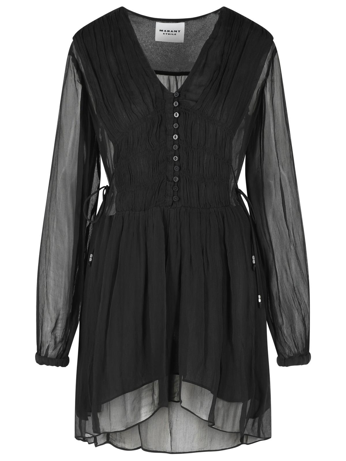 Isabel Marant Etoile 'Loriena' Black Viscose Dress Women ISABEL MARANT ETOILE