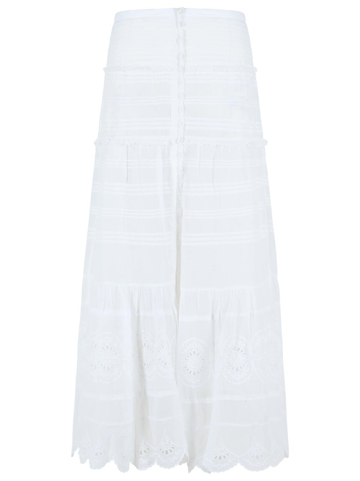 Isabel Marant Etoile 'Paoline' White Cotton Skirt Women ISABEL MARANT ETOILE