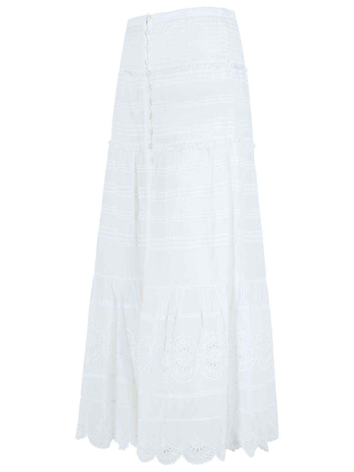 Isabel Marant Etoile 'Paoline' White Cotton Skirt Women ISABEL MARANT ETOILE