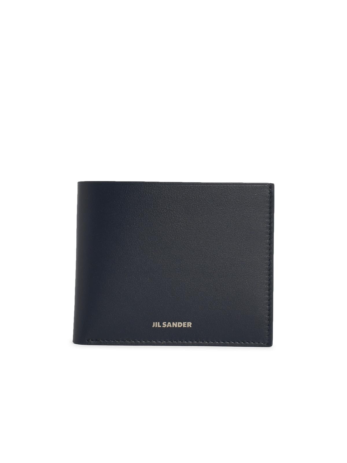 Jil Sander Black Leather Pocket Wallet Men JIL SANDER