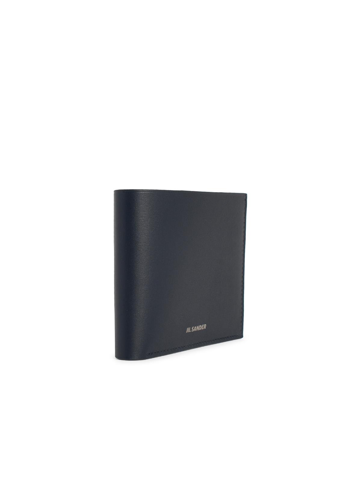 Jil Sander Black Leather Pocket Wallet Men JIL SANDER