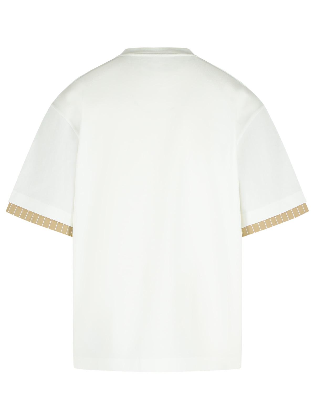 Jil Sander White Cotton Crew Neck T-Shirt Men JIL SANDER