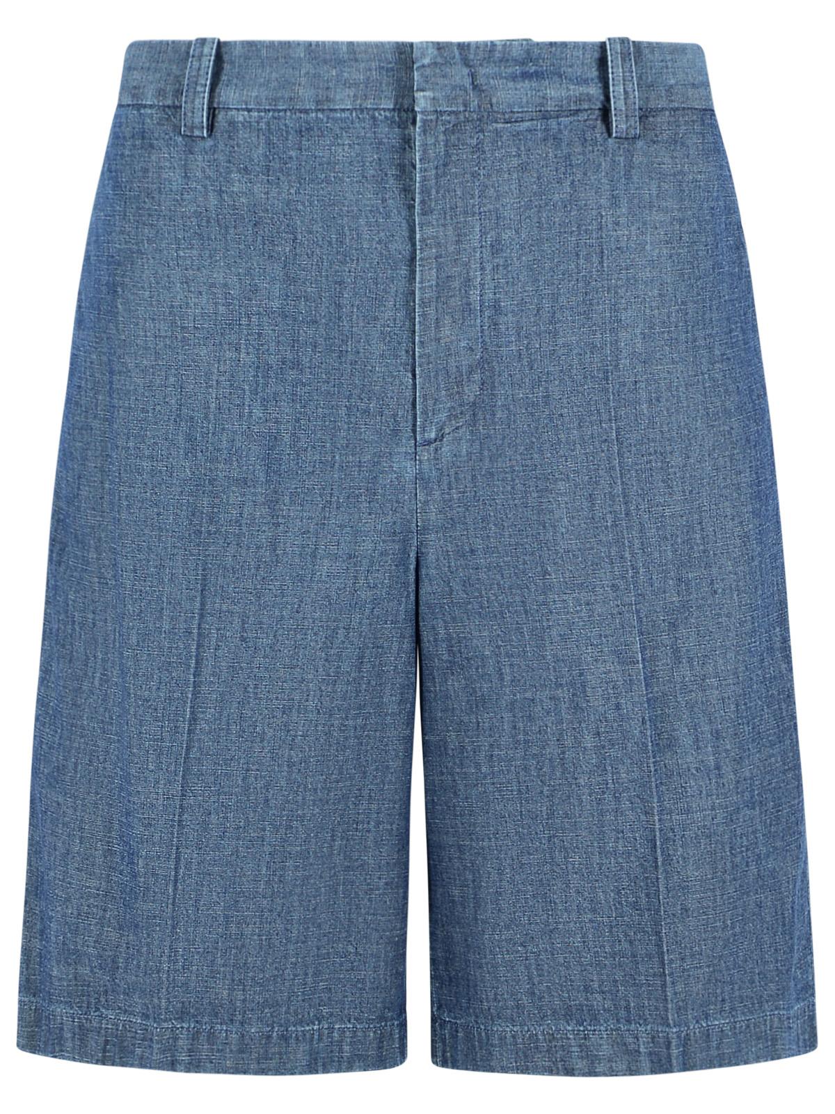 Jil Sander Blue Cotton Bermuda Shorts Men JIL SANDER