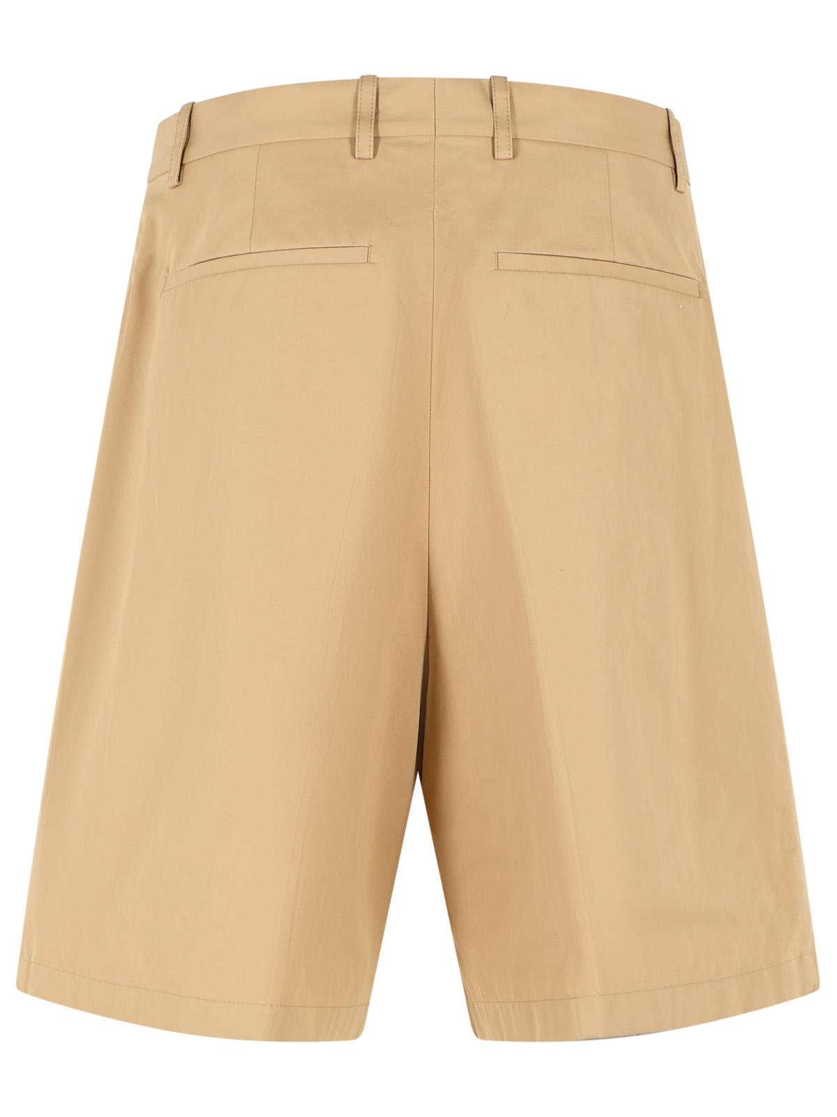 Jil Sander Beige Cotton Bermuda Shorts Men JIL SANDER