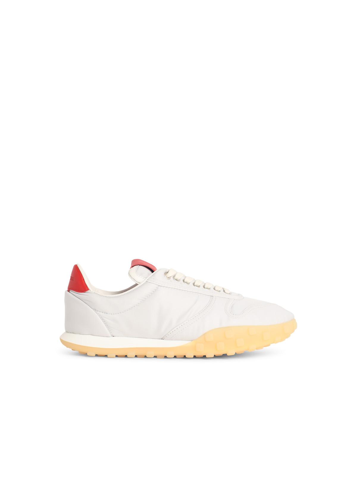 Jil Sander Sneakers In Nylon And White Nappa Leather Men JIL SANDER