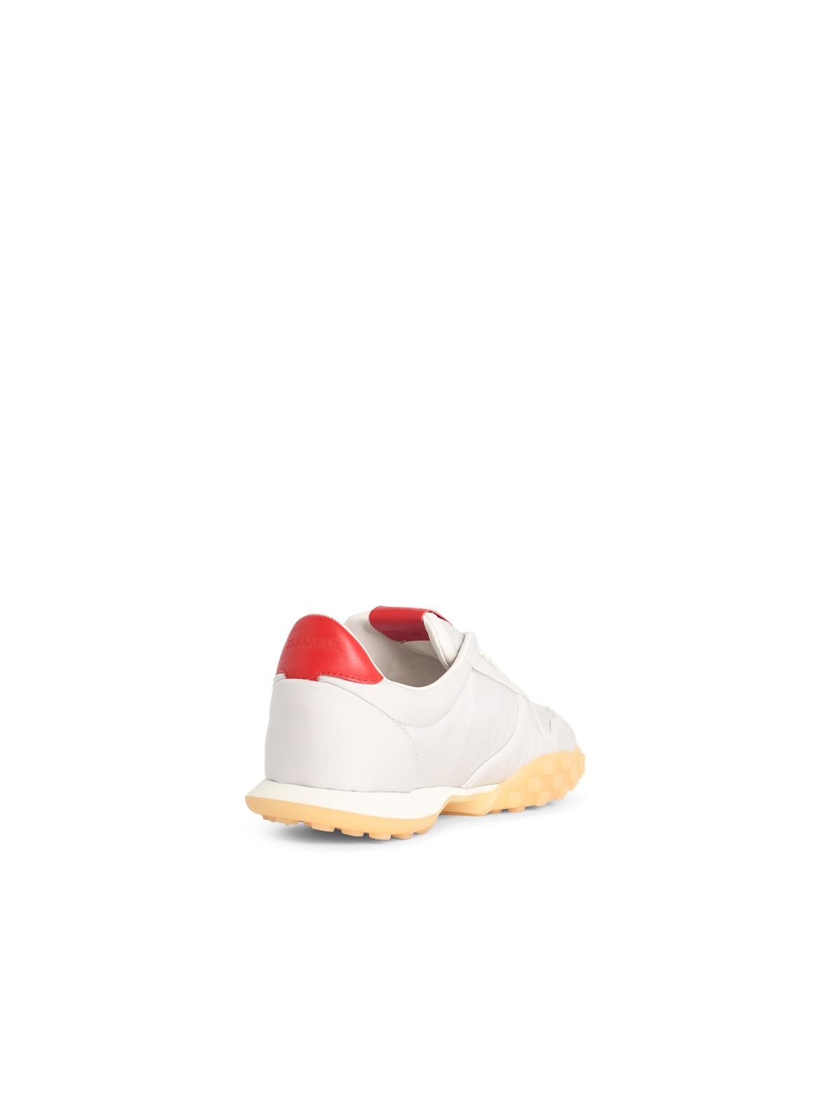 Jil Sander Sneakers In Nylon And White Nappa Leather Men JIL SANDER