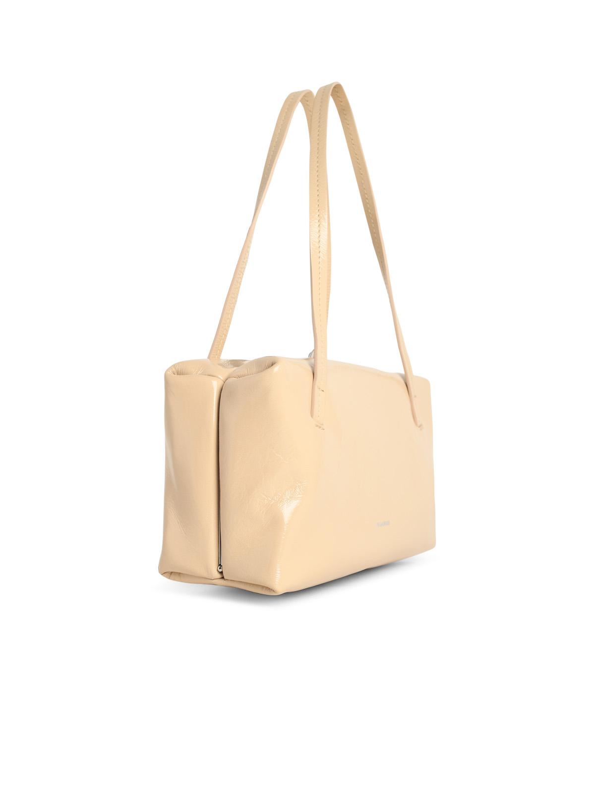 Jil Sander 'Goji Pillow' Small Beige Leather Bag Women JIL SANDER