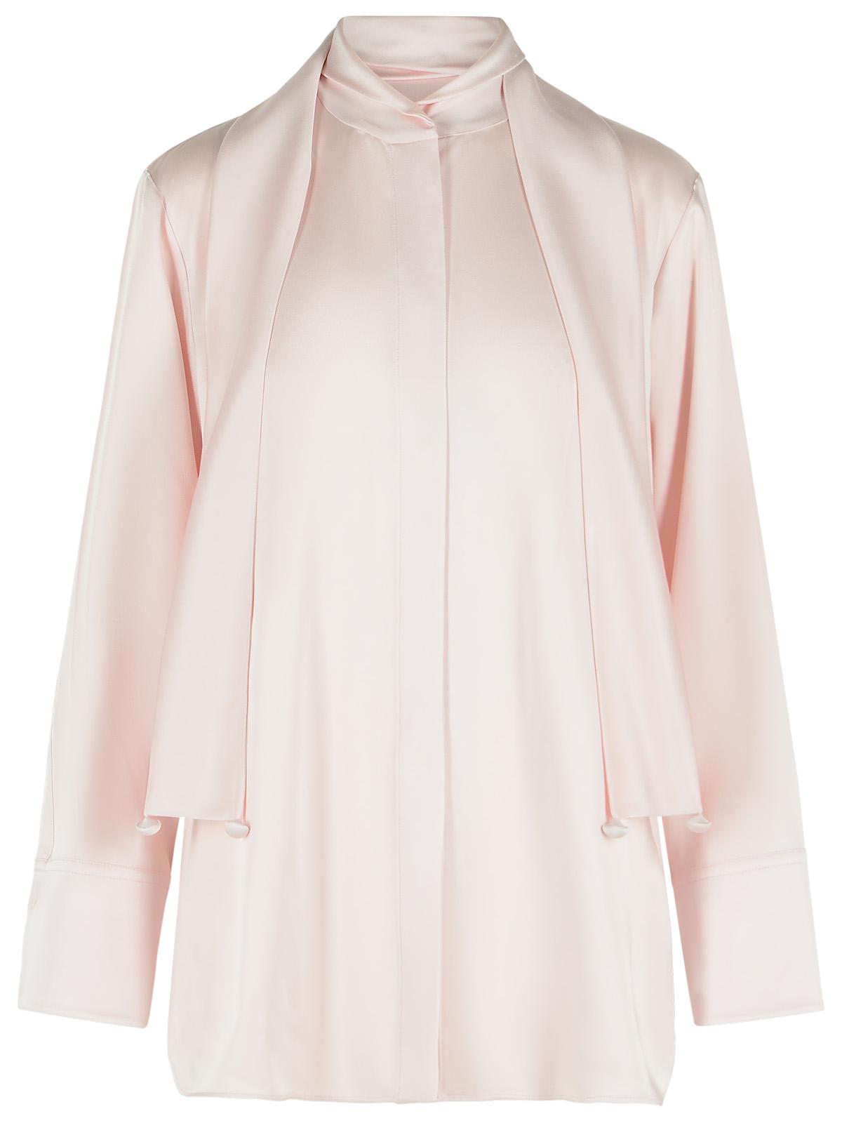 Jil Sander 'Fiocco' Pink Acetate And Viscose Shirt Women JIL SANDER