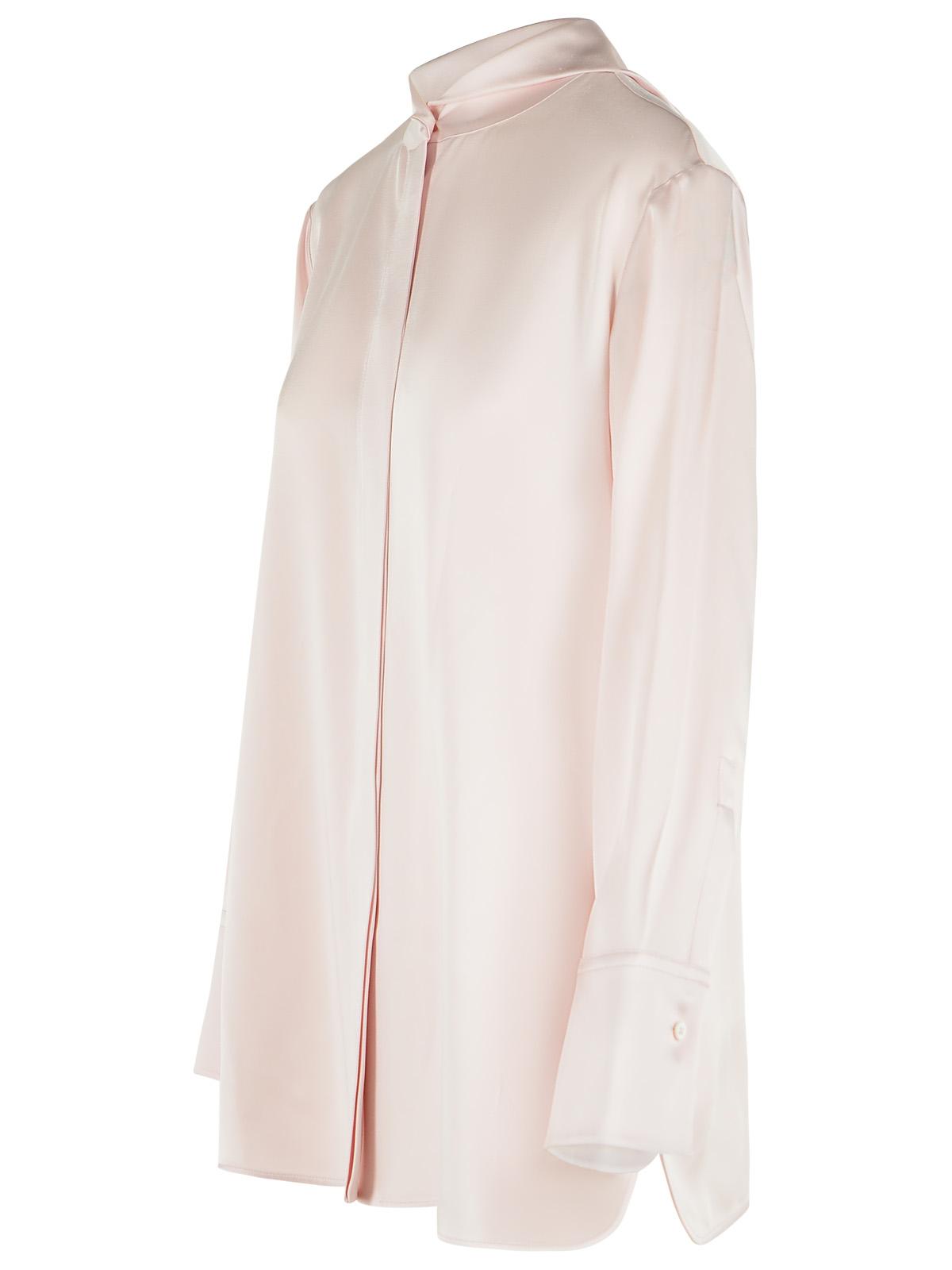 Jil Sander 'Fiocco' Pink Acetate And Viscose Shirt Women JIL SANDER