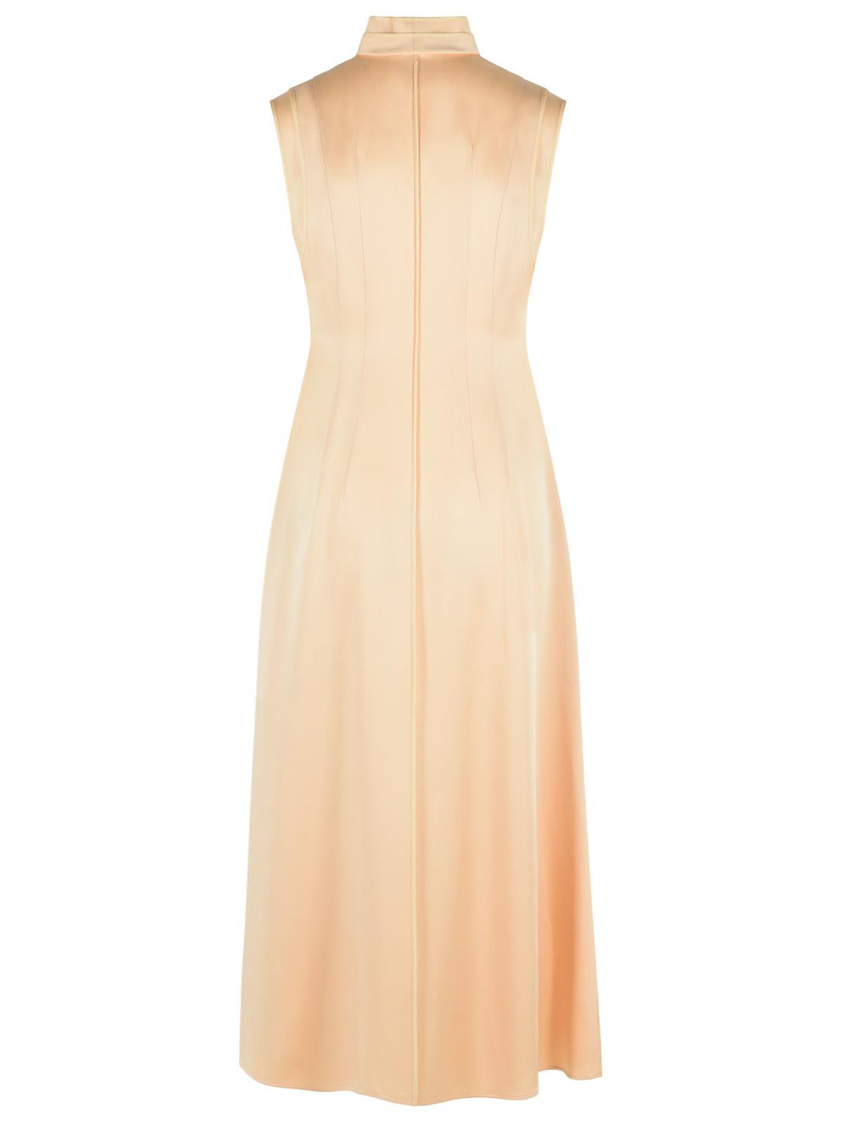 Jil Sander Acetate And Peach Viscose Dress Women JIL SANDER