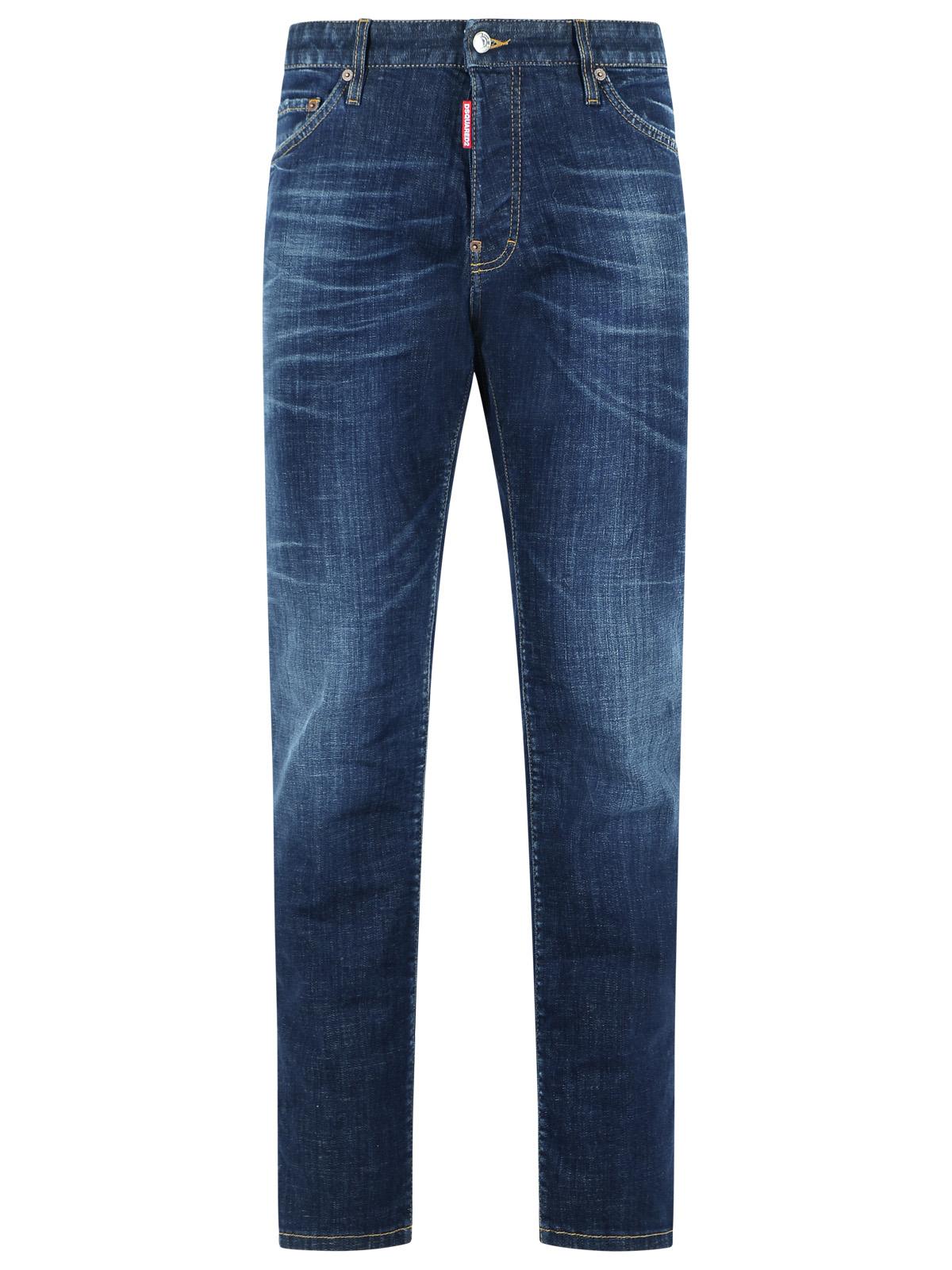 Dsquared2 'Teddy' Blue Cotton Jeans Men DSQUARED2