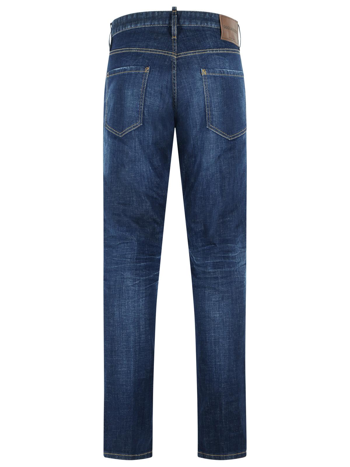 Dsquared2 'Teddy' Blue Cotton Jeans Men DSQUARED2