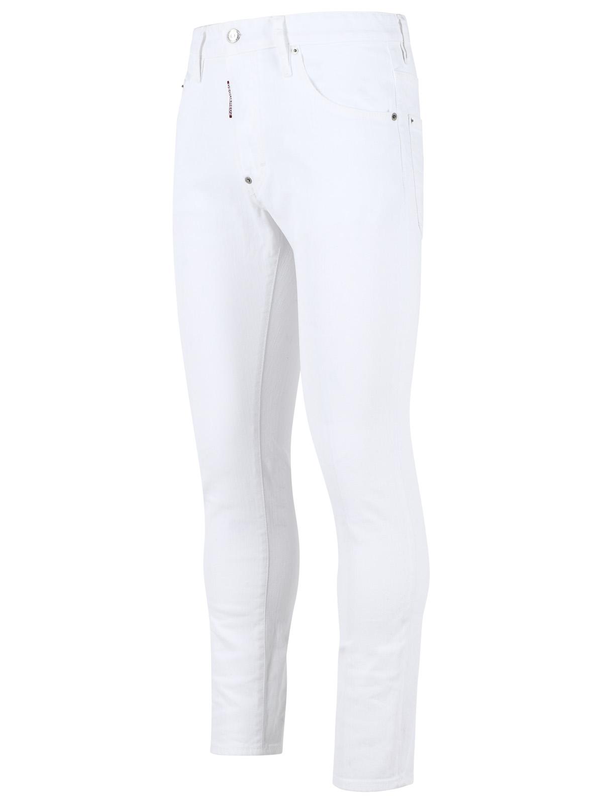 Dsquared2 White Cotton Jeans Men DSQUARED2