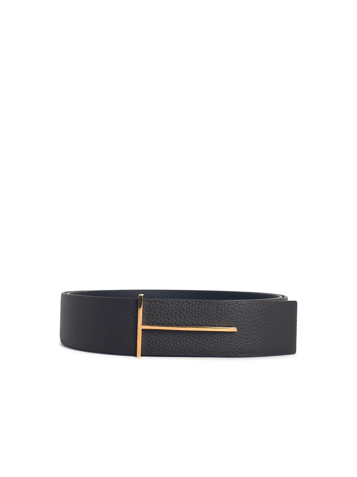 Tom Ford Reversible Brown Leather Belt Men TOM FORD