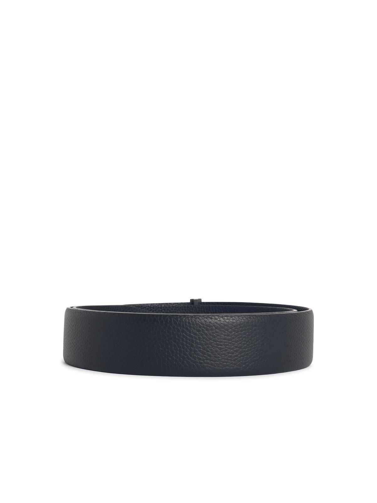 Tom Ford Black Leather Belt Men TOM FORD