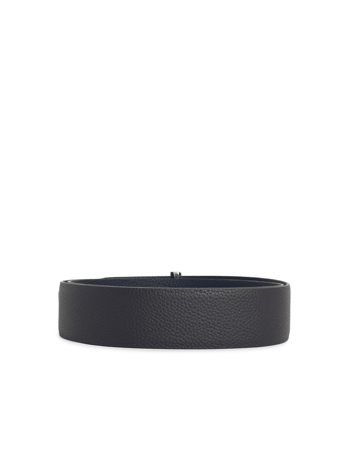 Tom Ford Brown Leather Belt Men TOM FORD