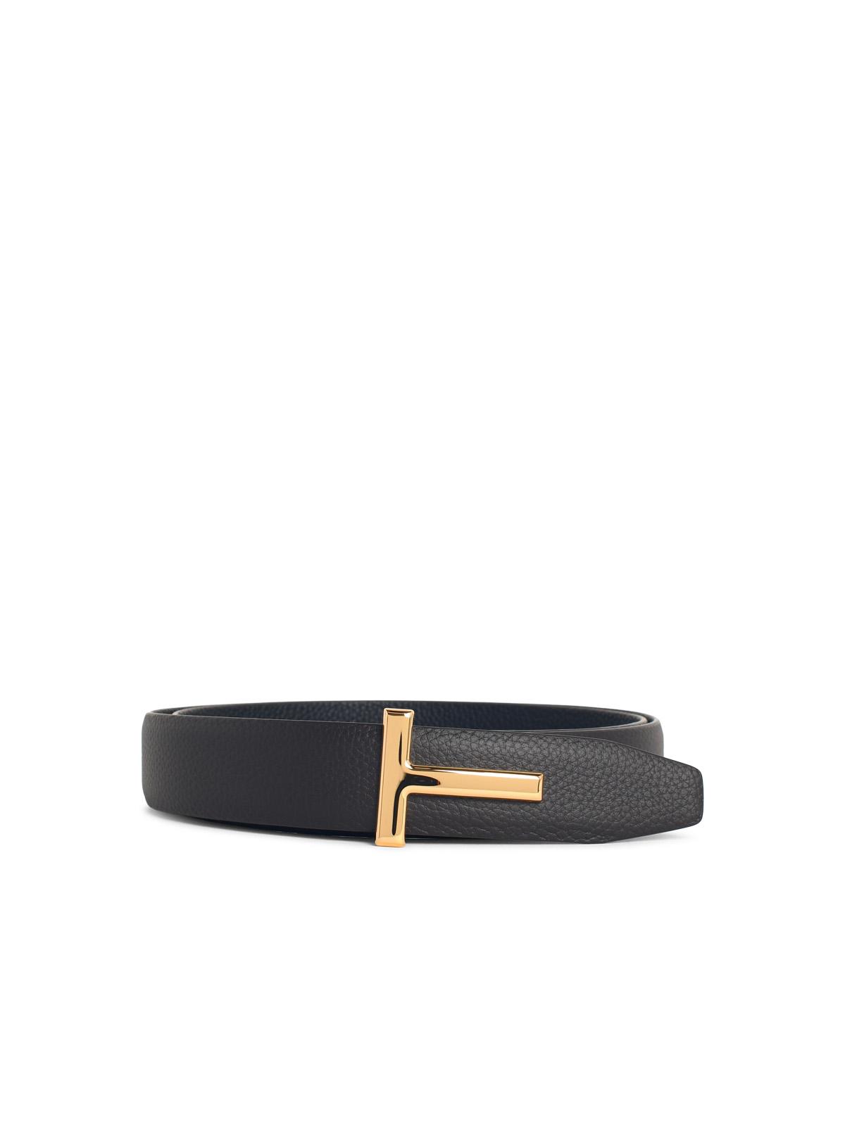 Tom Ford Reversible Brown Leather Belt Men TOM FORD