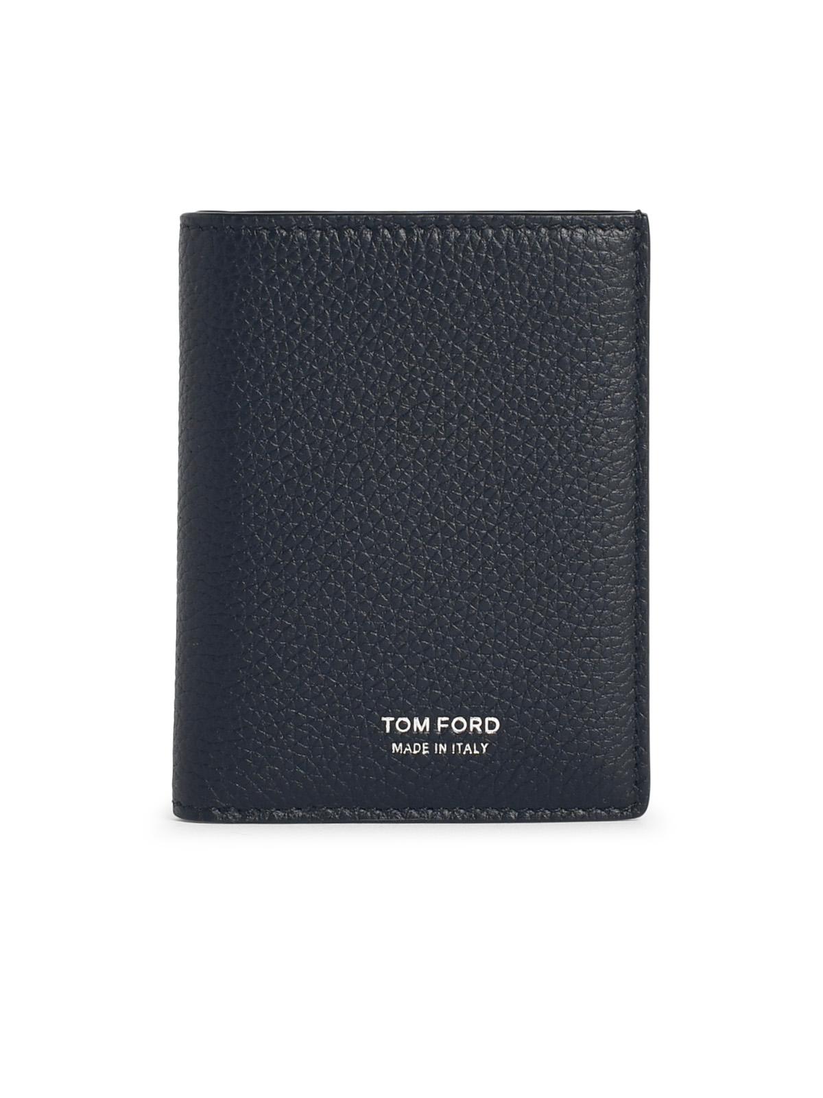 Tom Ford Black Leather Cardholder Men TOM FORD