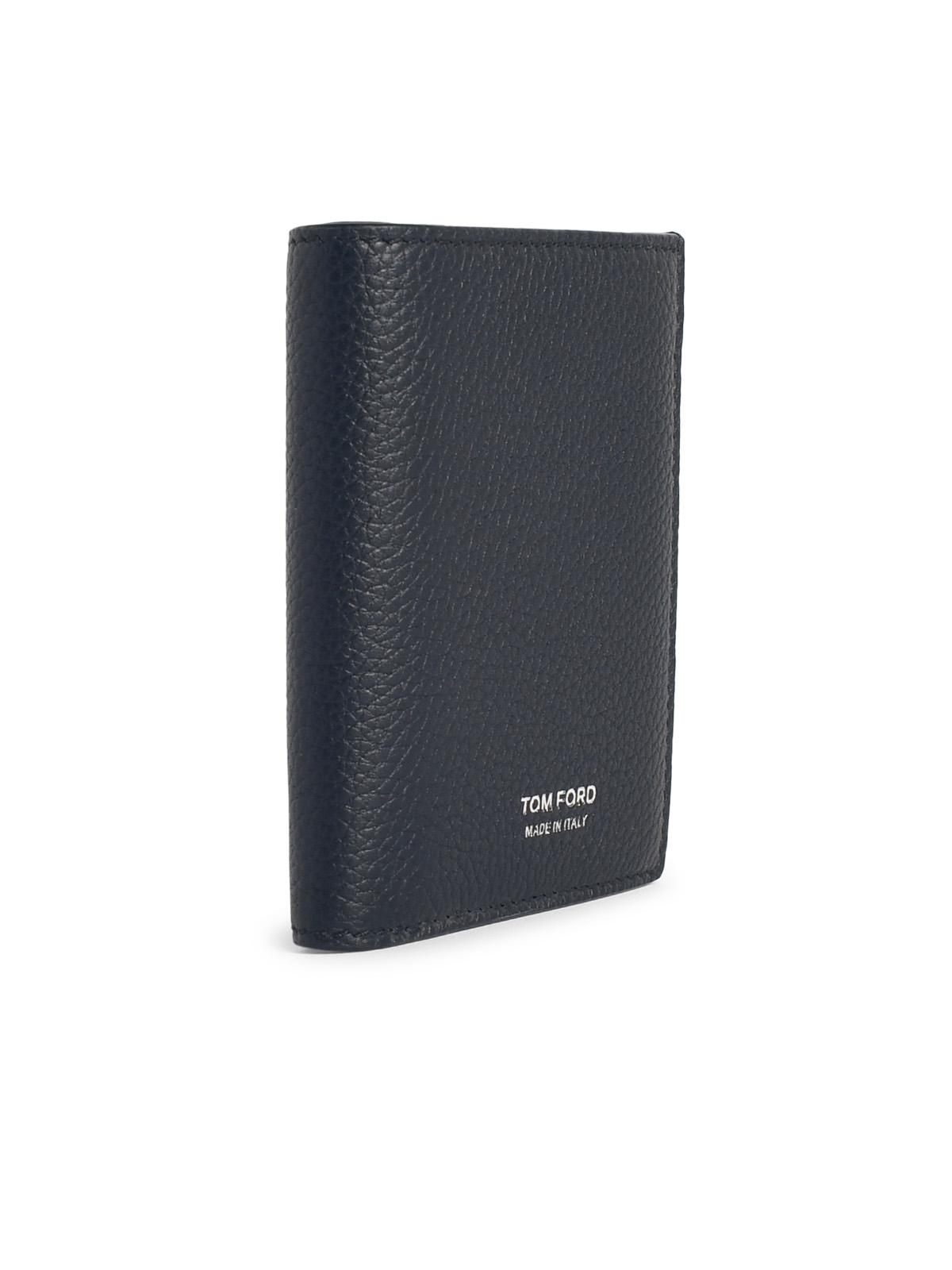 Tom Ford Black Leather Cardholder Men TOM FORD