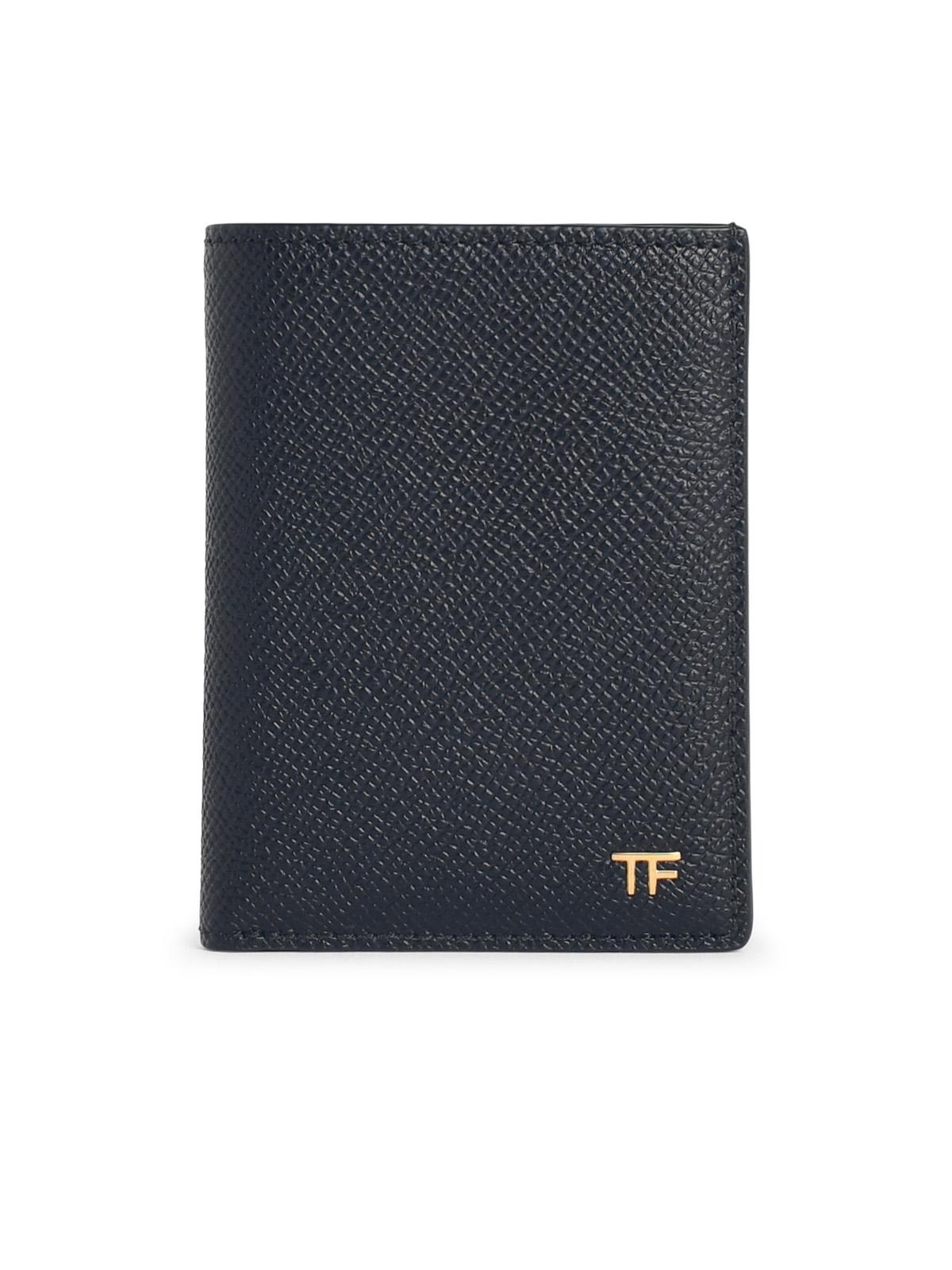 Tom Ford Black Leather Cardholder Men TOM FORD