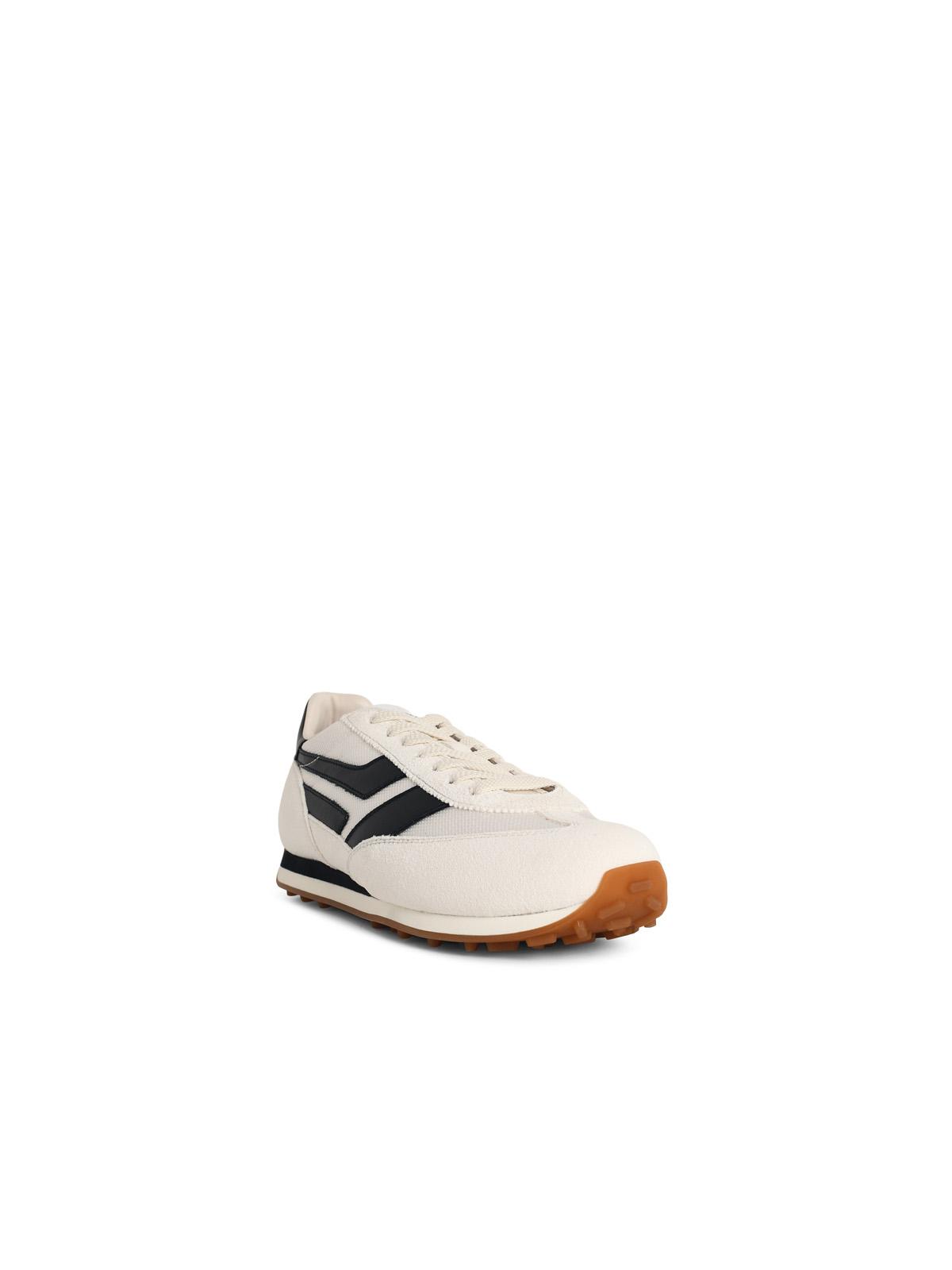 Tom Ford 'Mick' White Leather Blend Sneakers Men TOM FORD