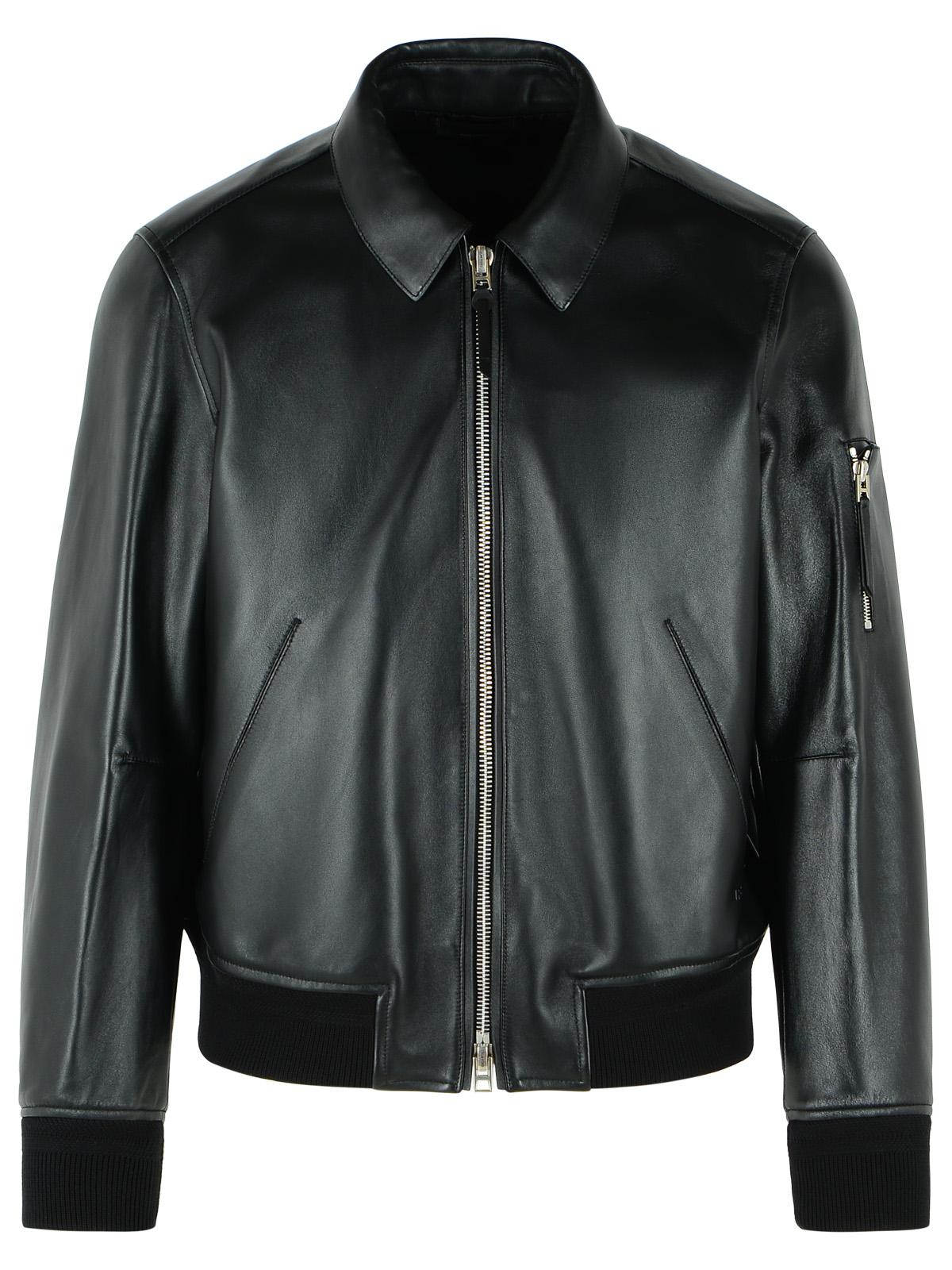 Tom Ford Soft Black Nappa Leather Jacket Men TOM FORD