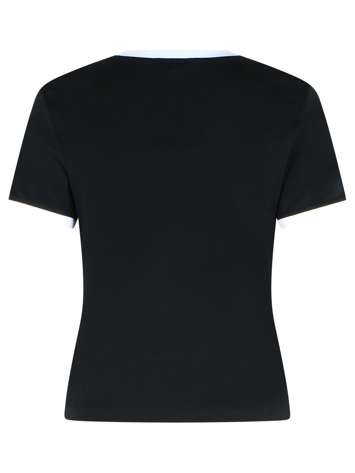 Versace Black Viscose T-Shirt Women VERSACE