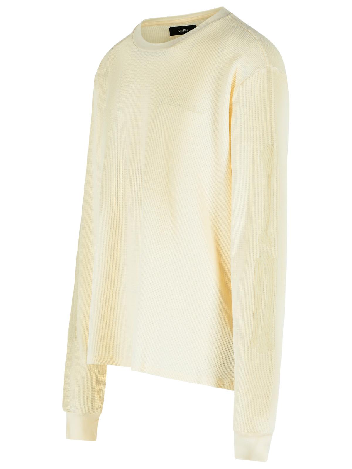 Amiri Ivory Cotton T-Shirt Men AMIRI