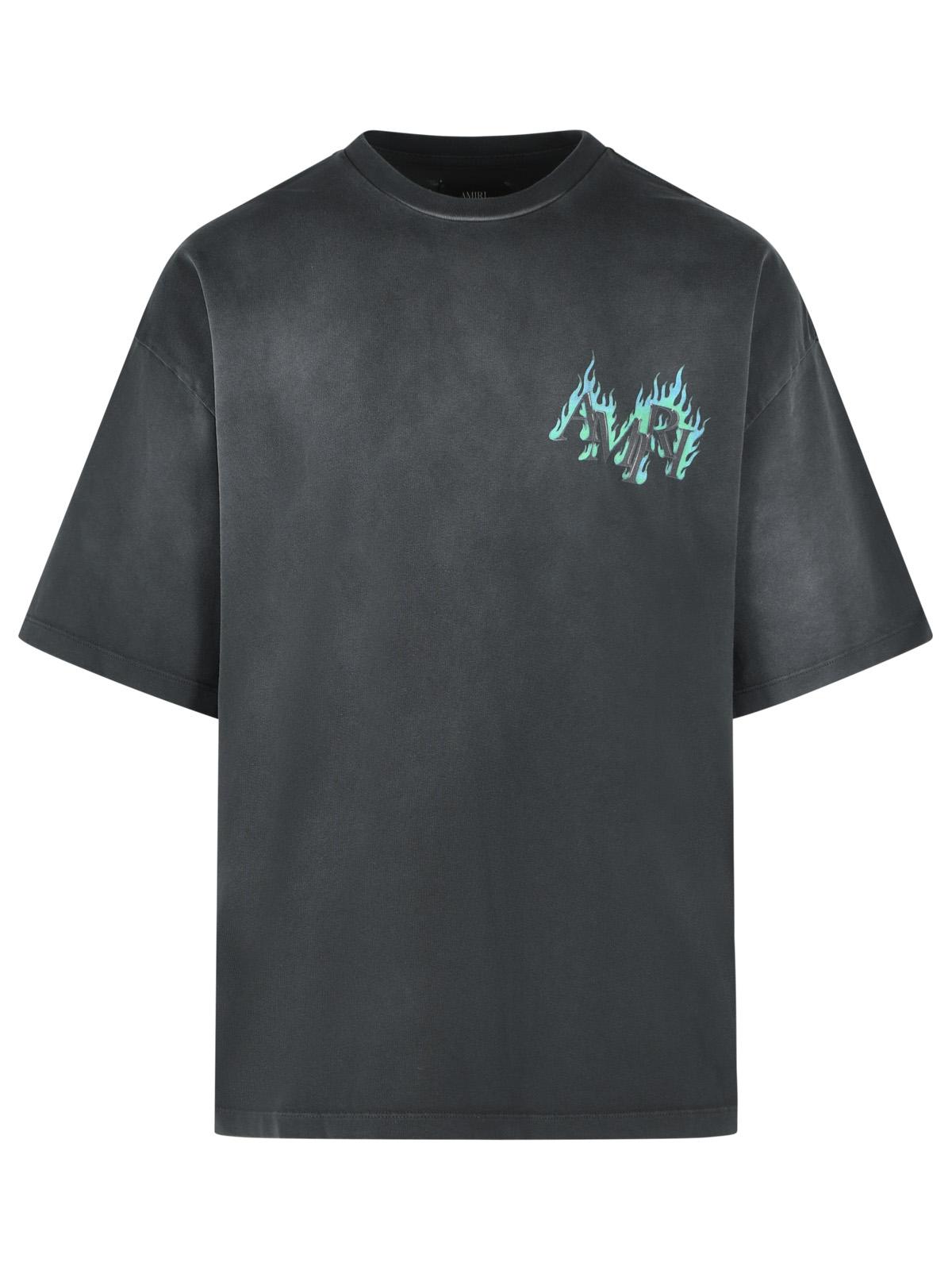 Amiri Black Cotton T-Shirt Men AMIRI
