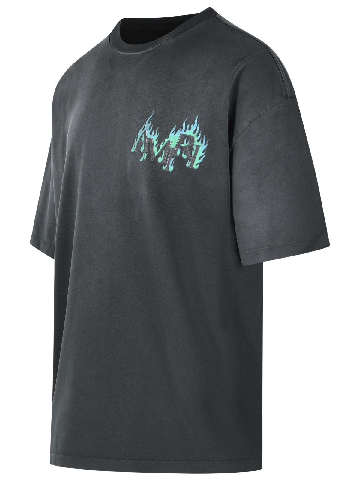 Amiri Black Cotton T-Shirt Men AMIRI