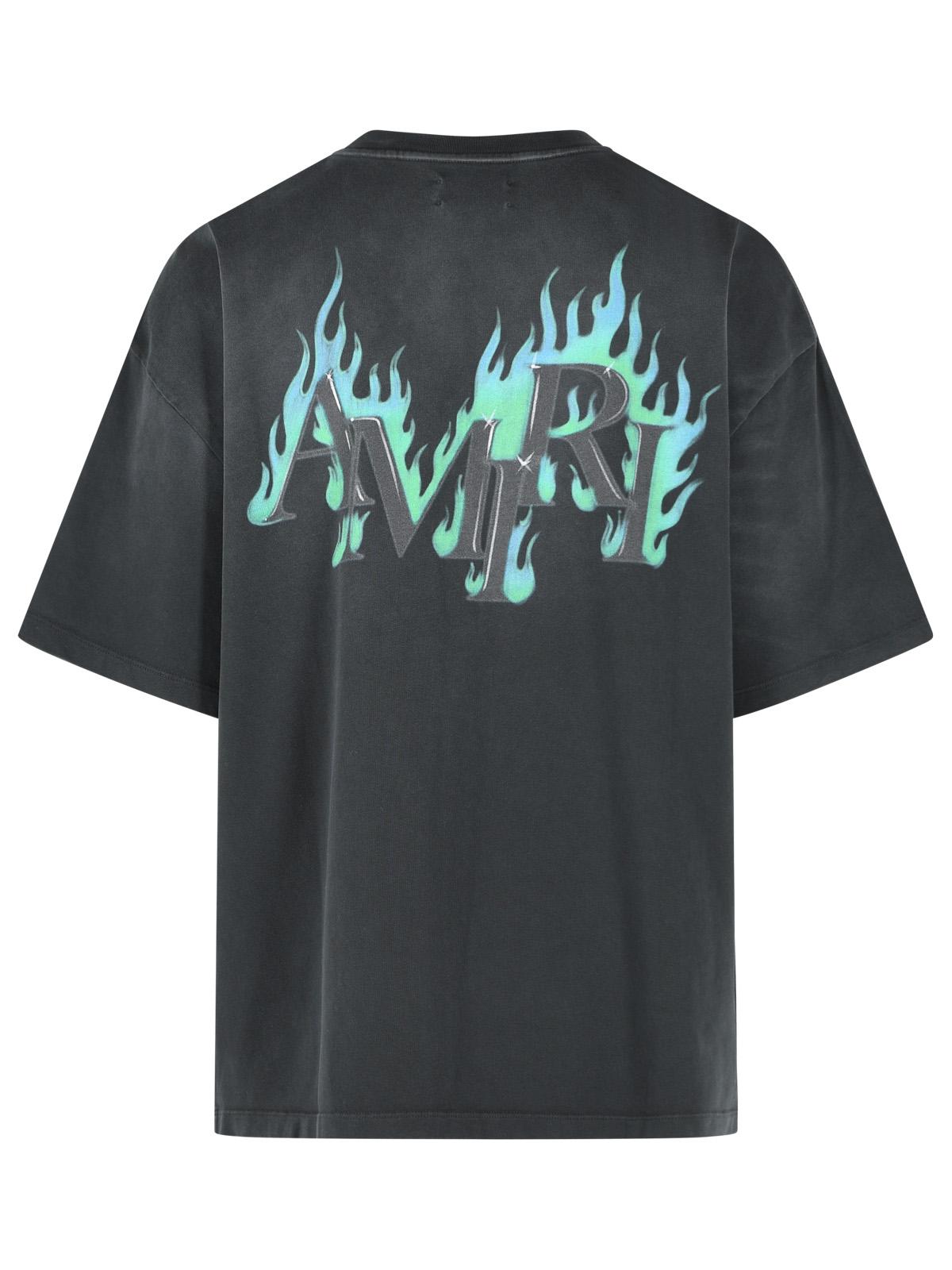 Amiri Black Cotton T-Shirt Men AMIRI